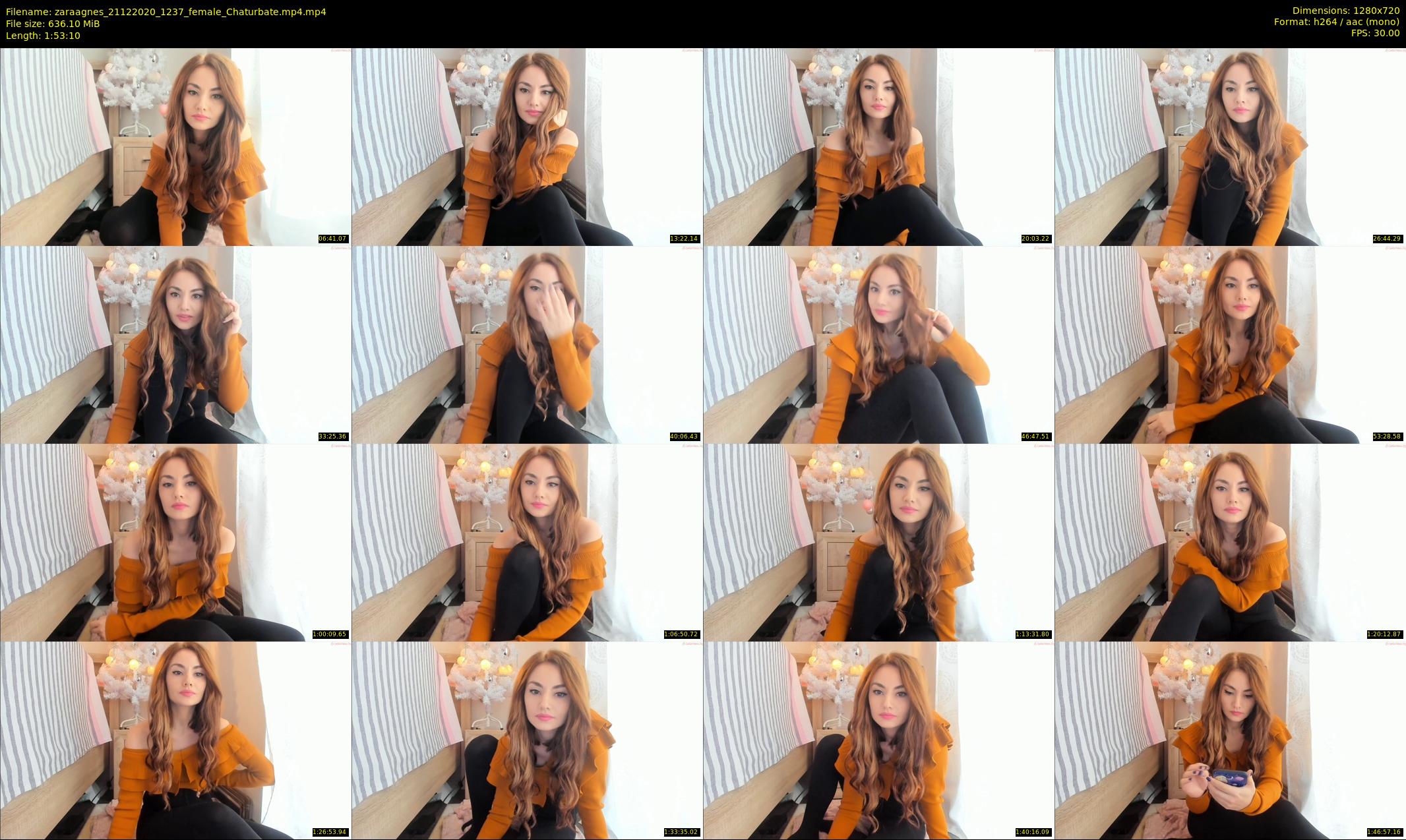 zaraagnes — 114 minute Chaturbate female cam show recording, 720p, Dec 21, 2020