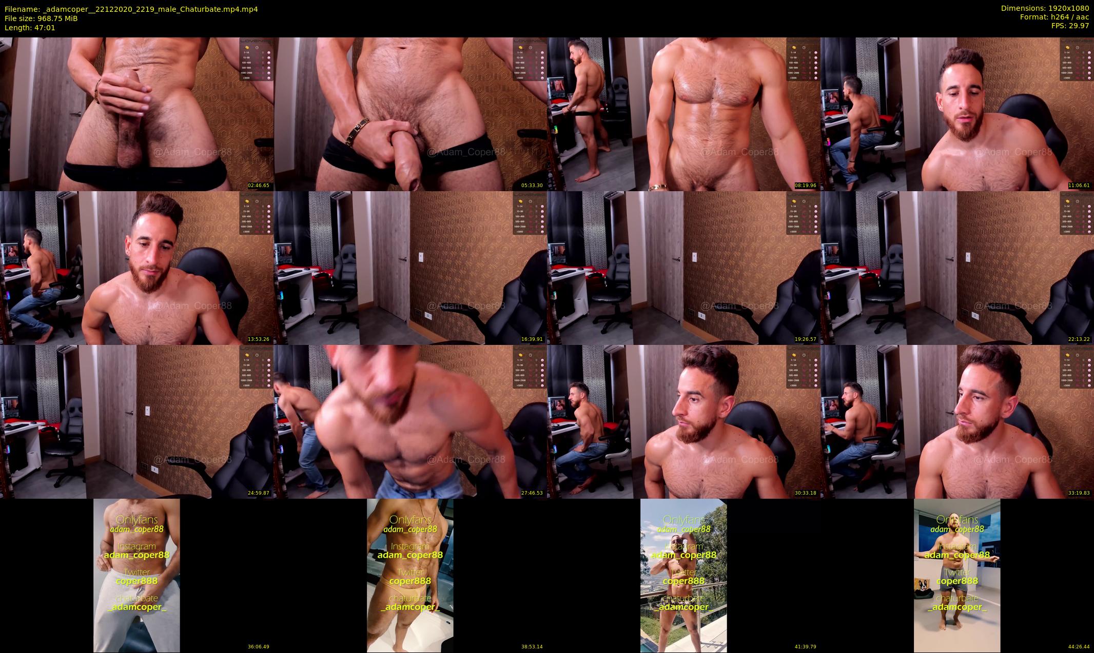 _adamcoper_ — 48 minute Chaturbate male cam show recording, 1080p, Dec 22, 2020