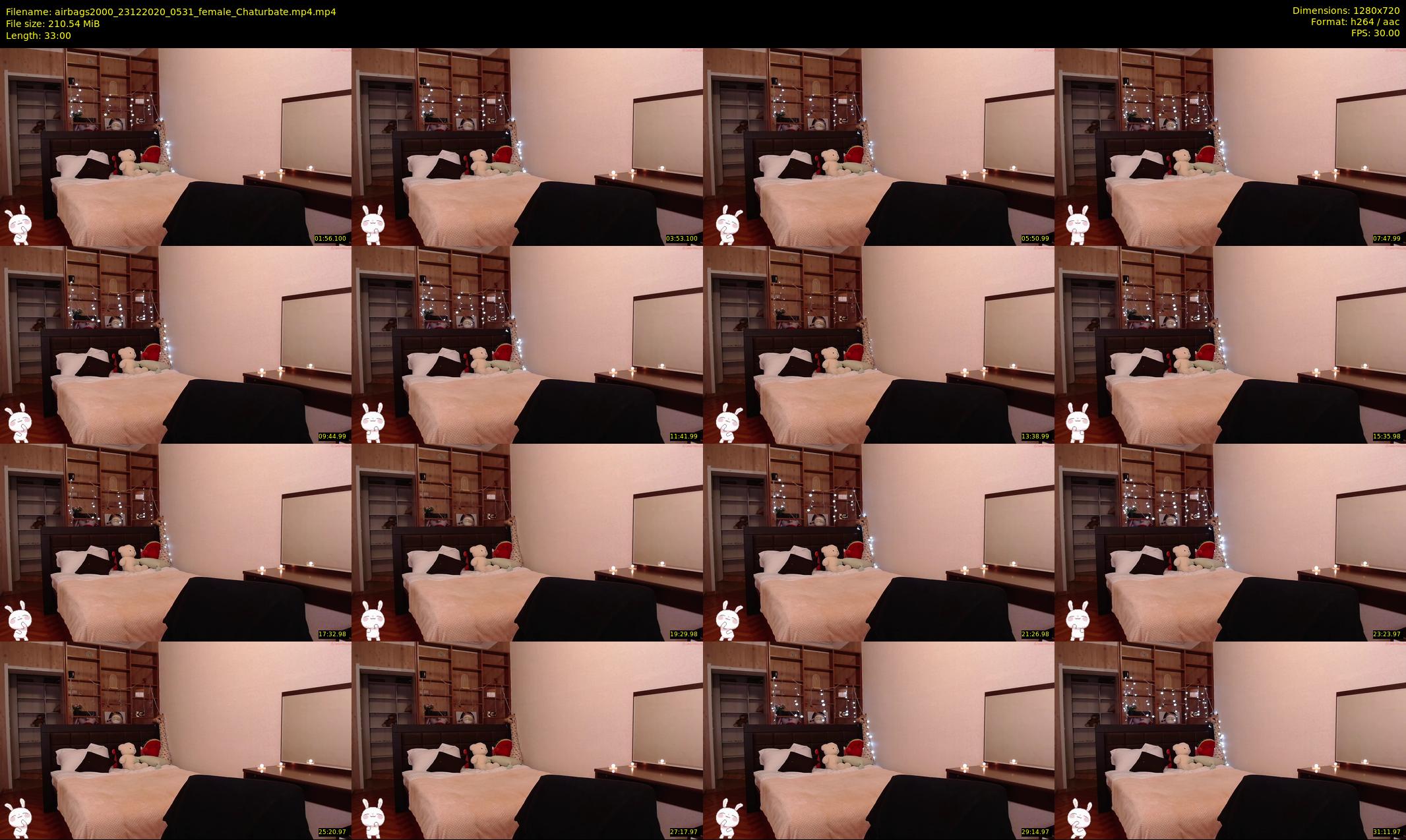 airbags2000 — 33 minute Chaturbate female cam show recording, 720p, Dec 23, 2020