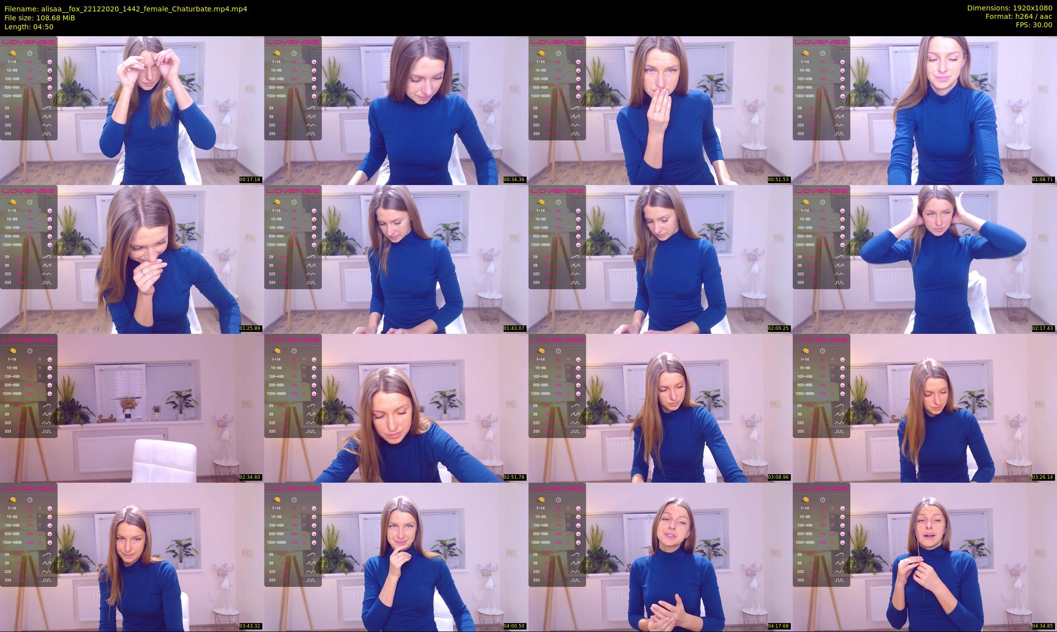 alisaa__fox — 5 minute Chaturbate female cam show recording, 1080p, Dec 22, 2020