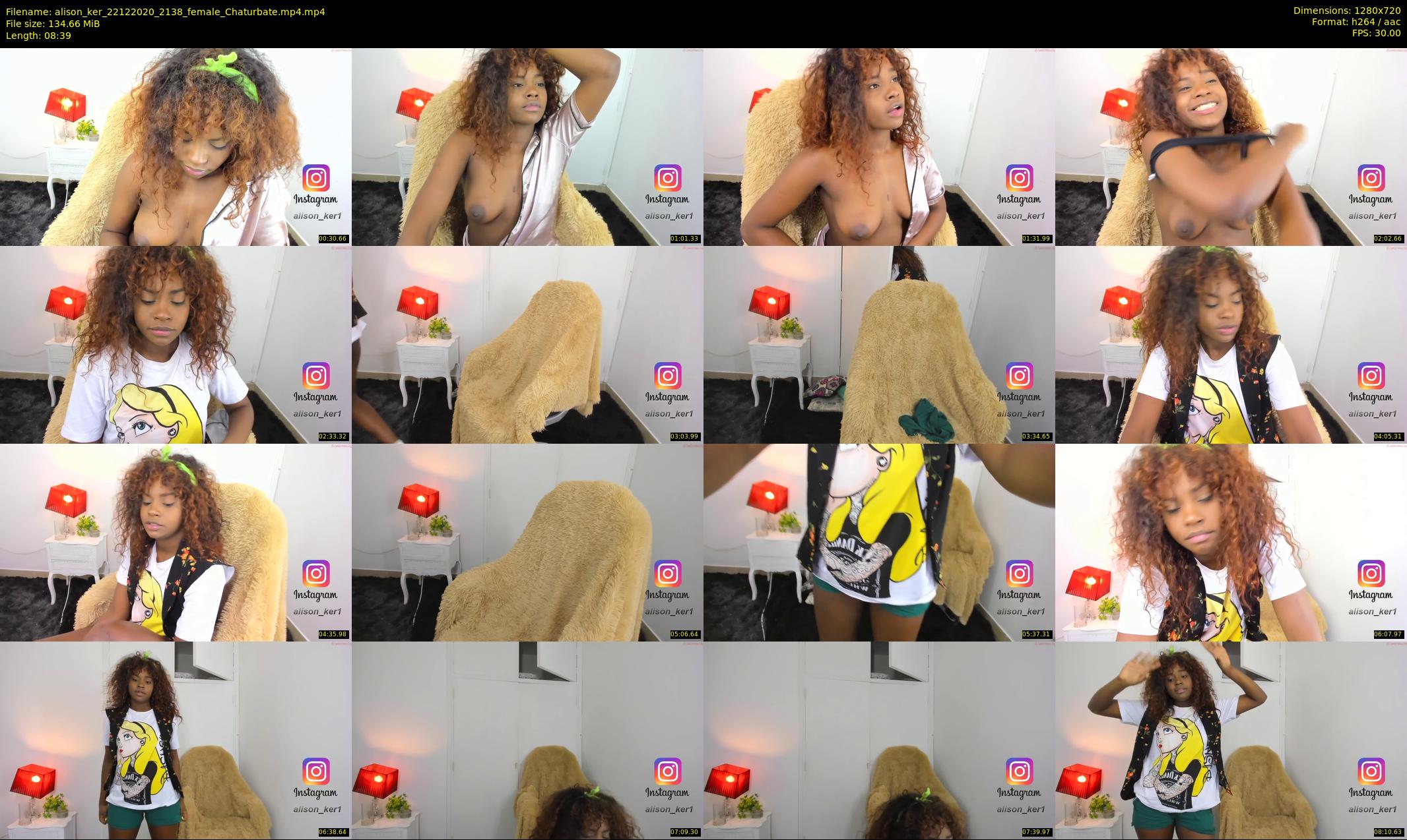 alison_ker — 9 minute Chaturbate female cam show recording, 720p, Dec 22, 2020