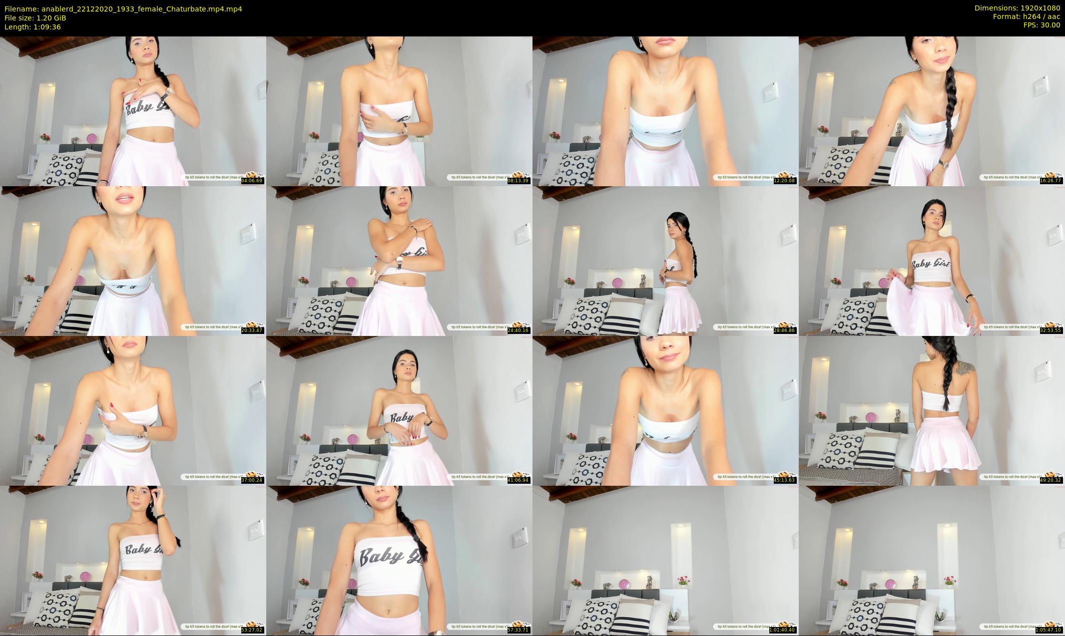 anablerd — 70 minute Chaturbate female cam show recording, 1080p, Dec 22, 2020