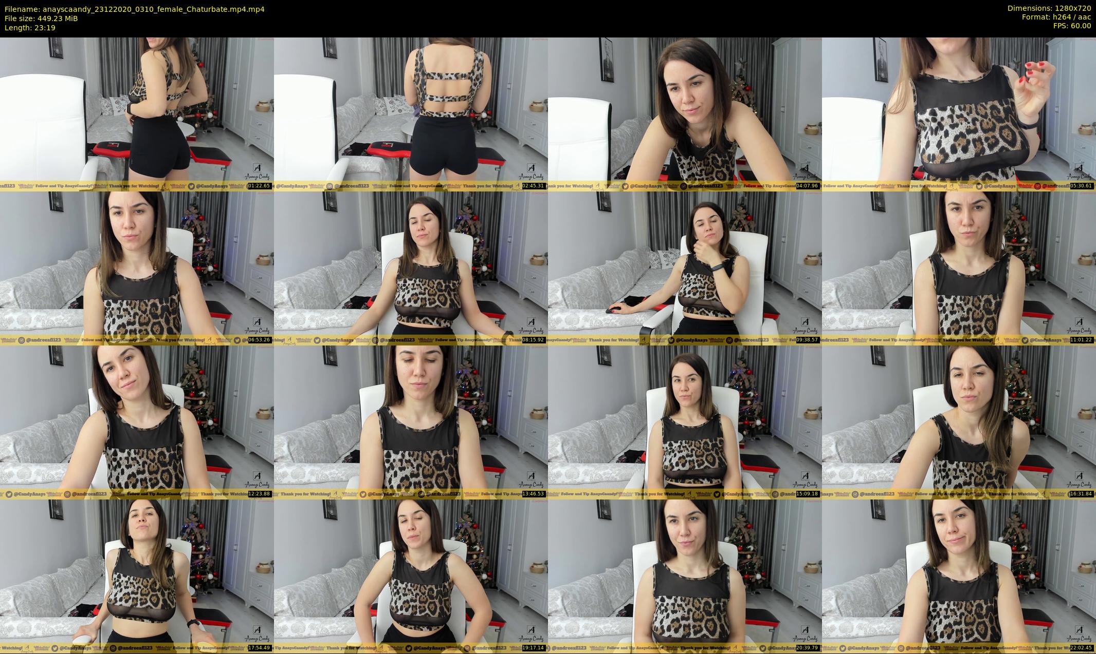anayscaandy — 24 minute Chaturbate female cam show recording, 720p, Dec 23, 2020