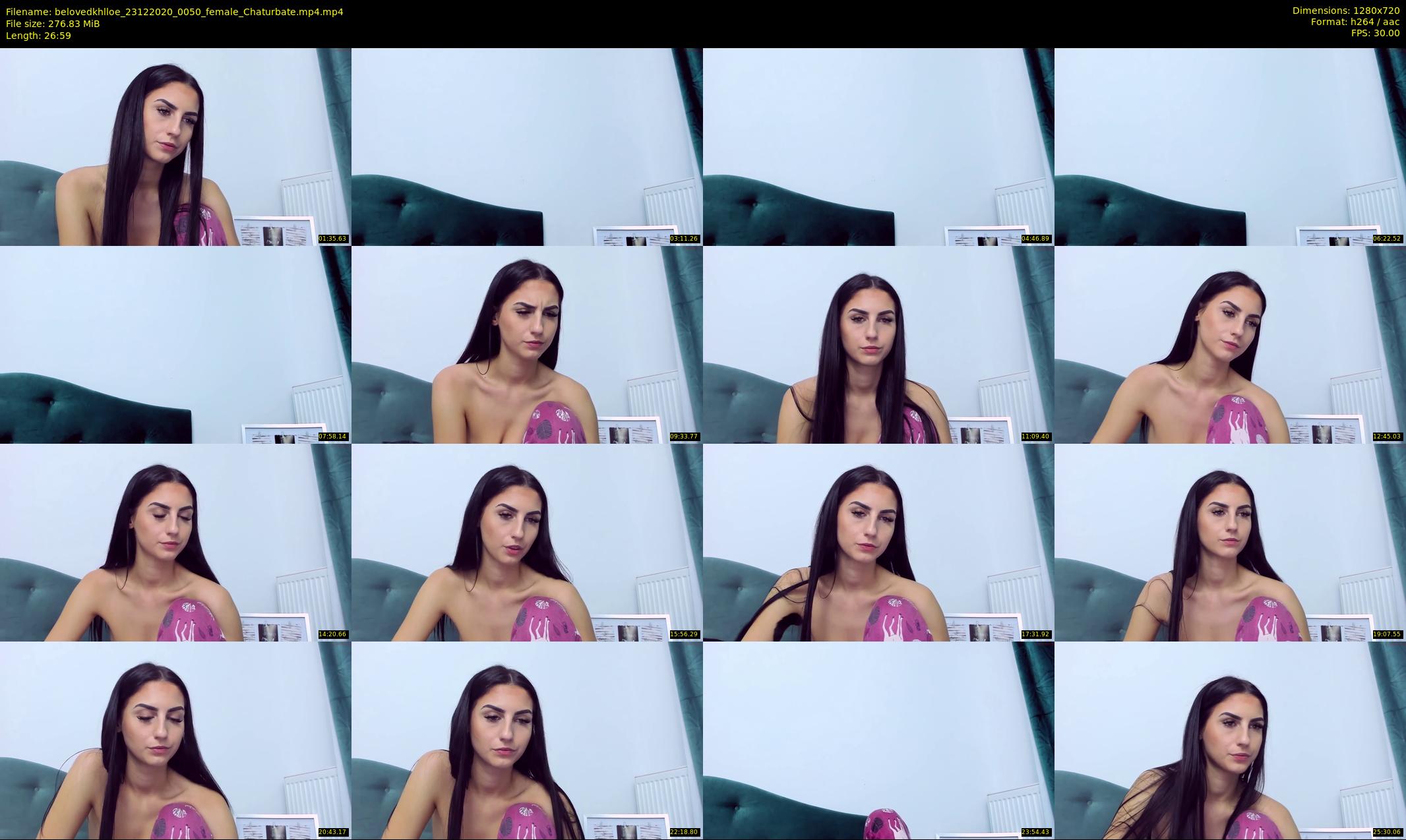 belovedkhlloe — 27 minute Chaturbate female cam show recording, 720p, Dec 23, 2020