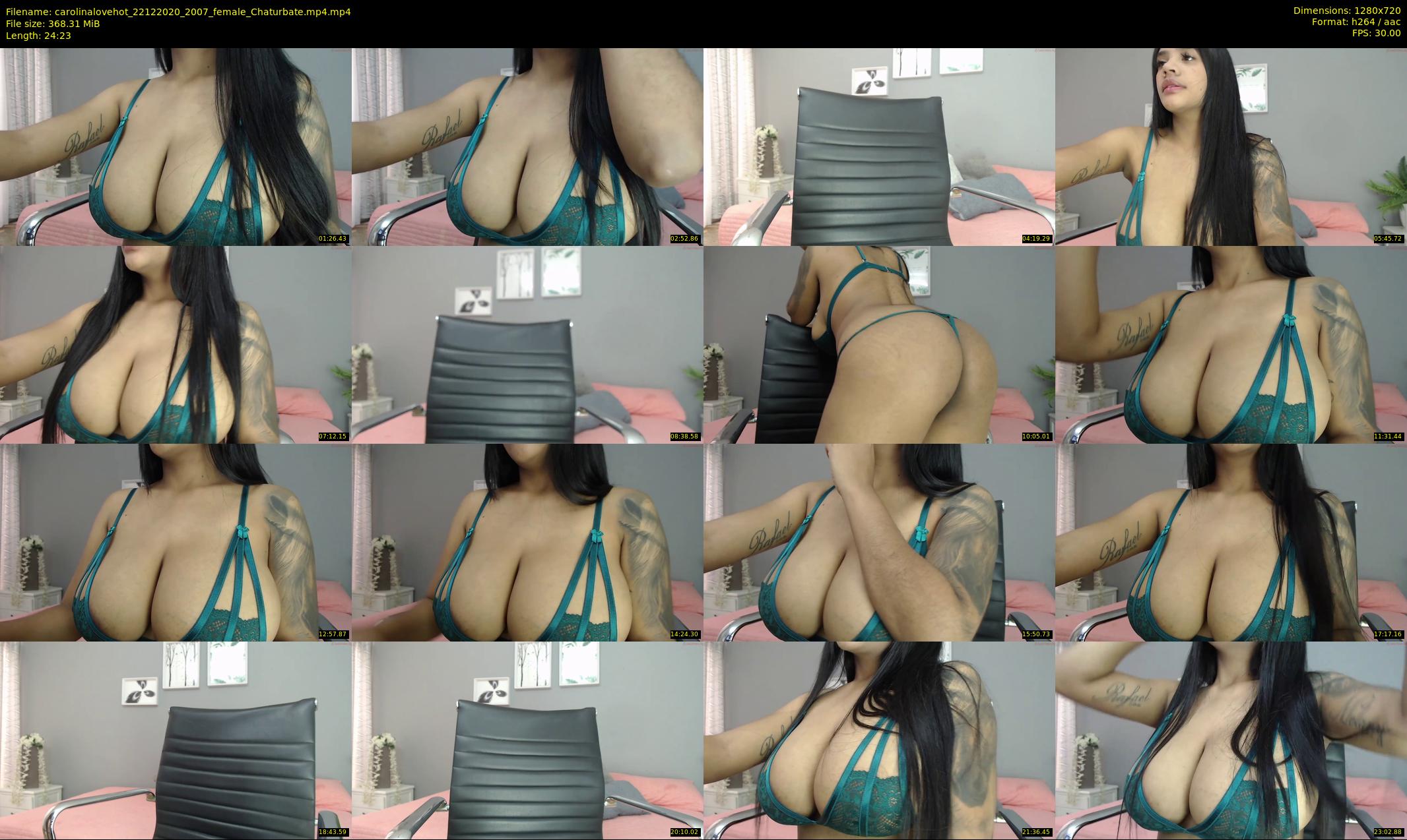 carolinalovehot — 25 minute Chaturbate female cam show recording, 720p, Dec 22, 2020