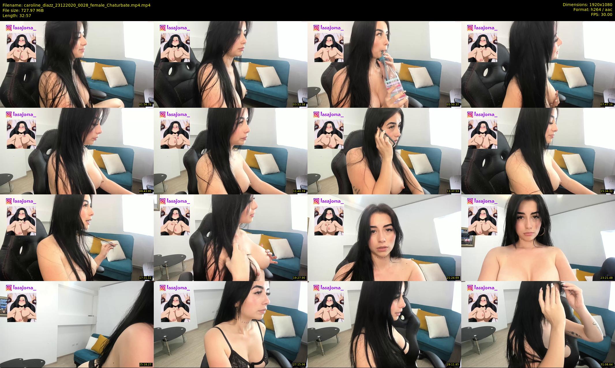 caroline_diazz — 33 minute Chaturbate female cam show recording, 1080p, Dec 23, 2020