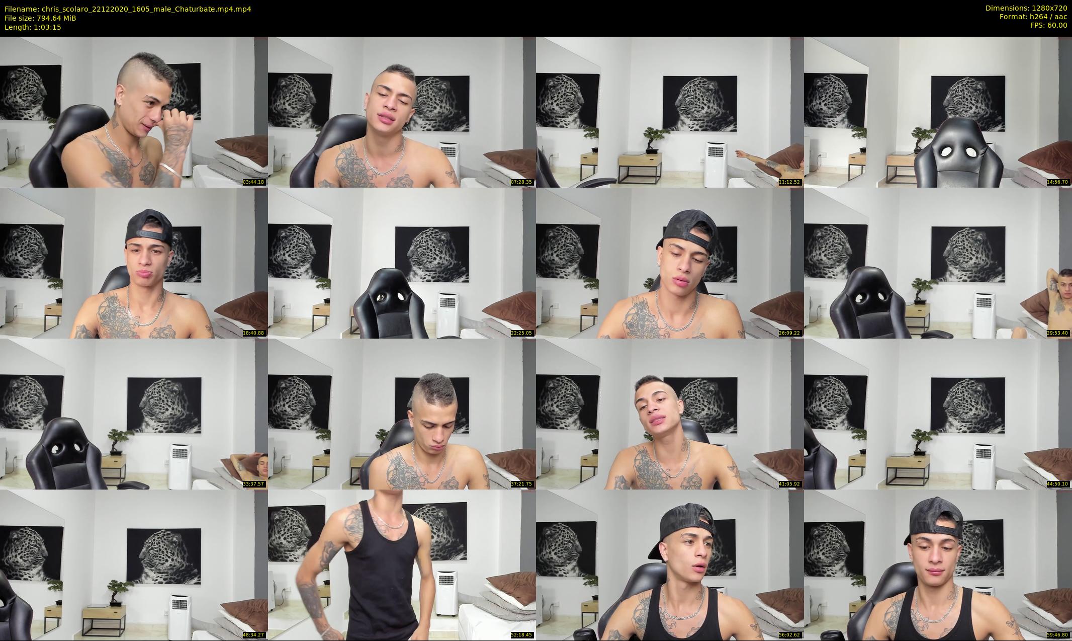 chris_scolaro — 64 minute Chaturbate male cam show recording, 720p, Dec 22, 2020