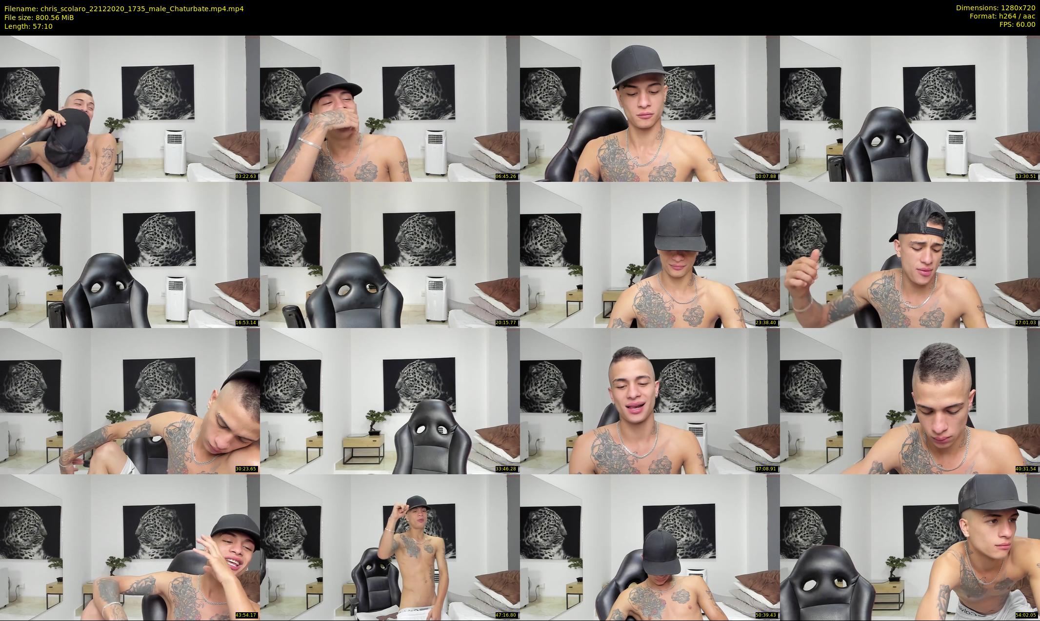 chris_scolaro — 58 minute Chaturbate male cam show recording, 720p, Dec 22, 2020
