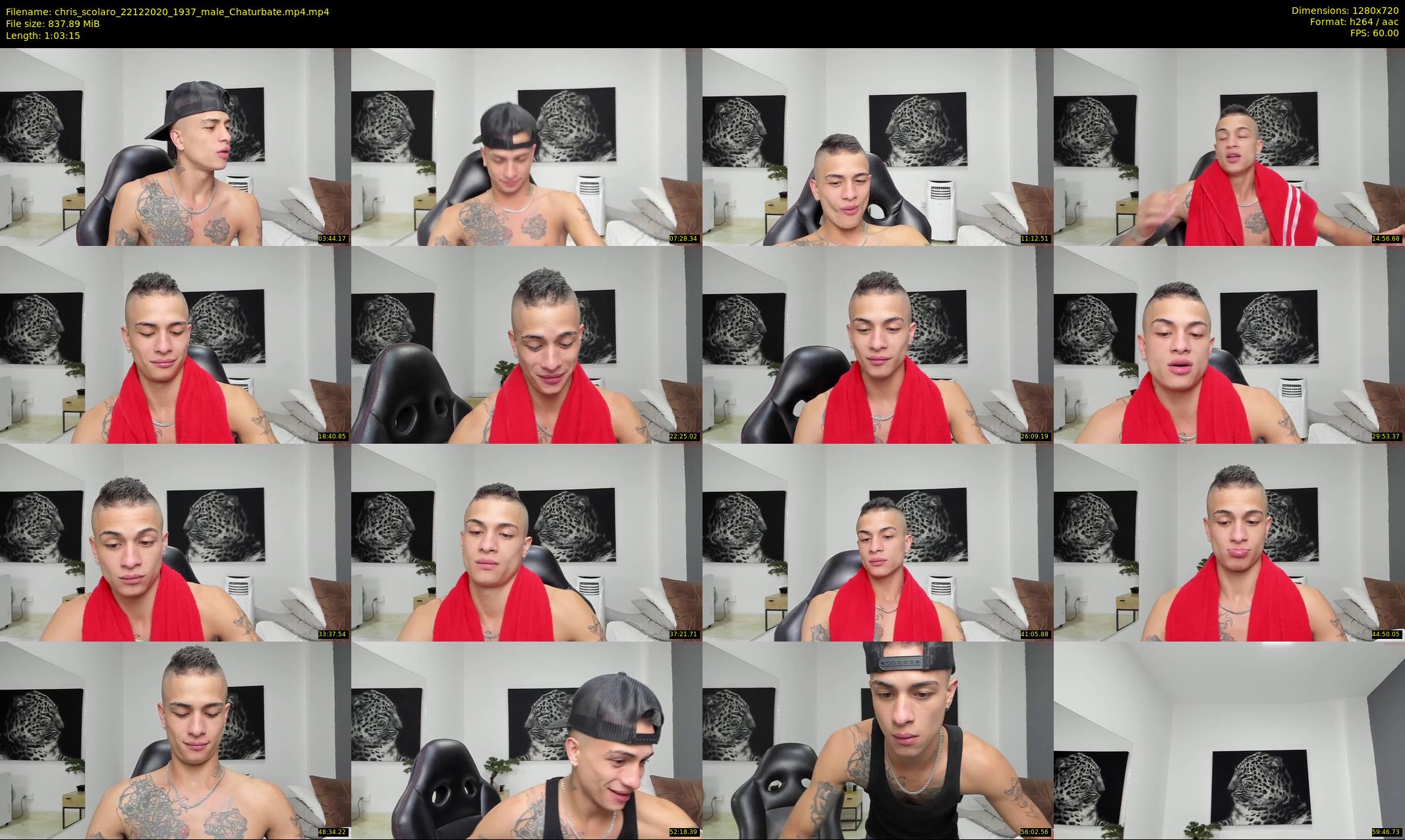 chris_scolaro — 64 minute Chaturbate male cam show recording, 720p, Dec 22, 2020