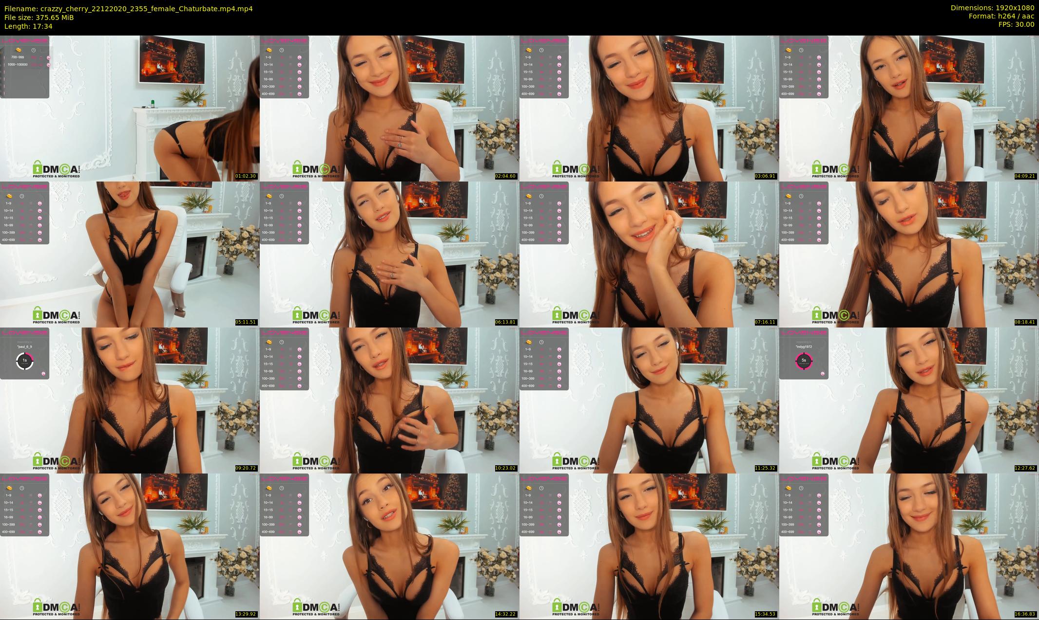 crazzy_cherry — 18 minute Chaturbate female cam show recording, 1080p, Dec 22, 2020