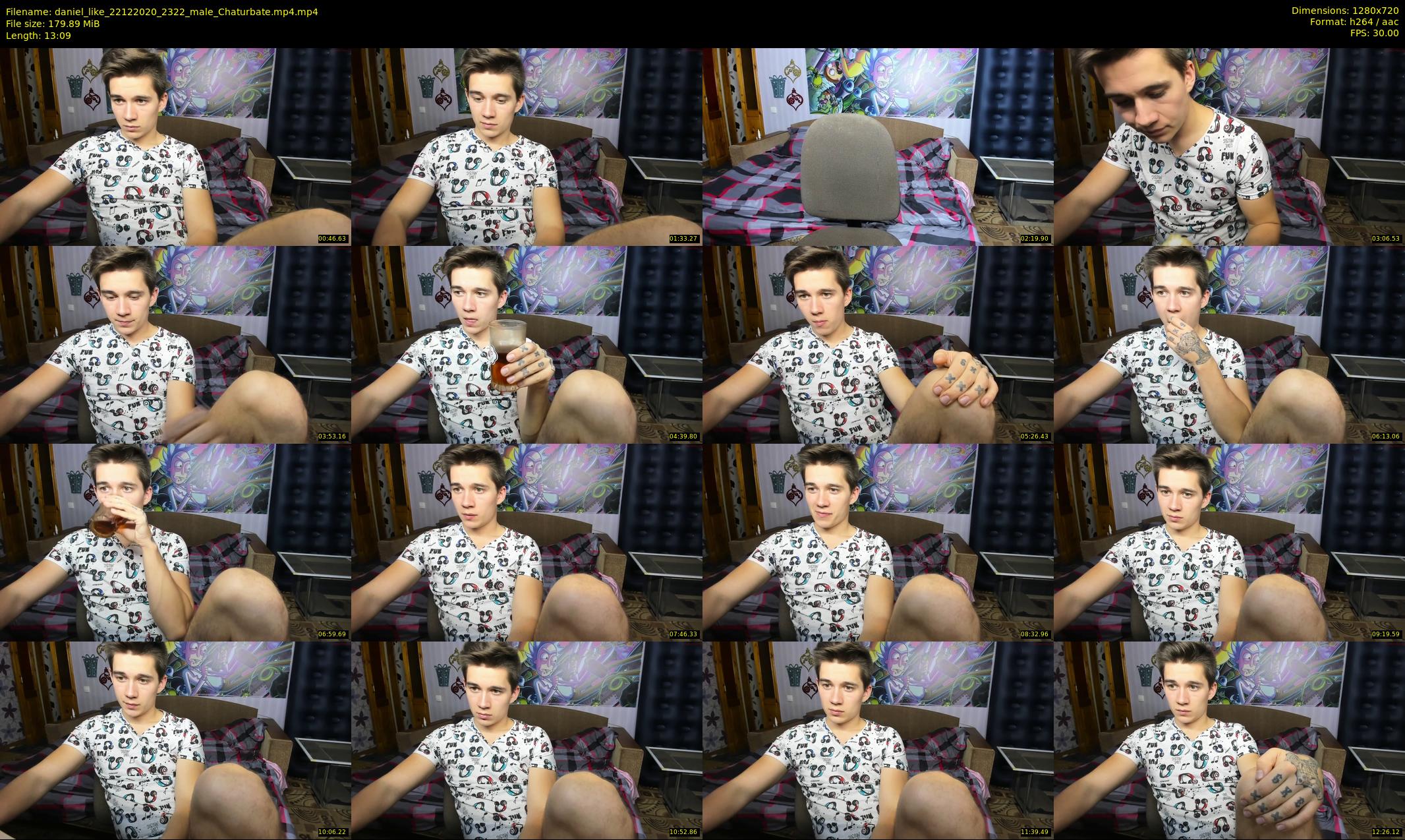 daniel_like — 14 minute Chaturbate male cam show recording, 720p, Dec 22, 2020