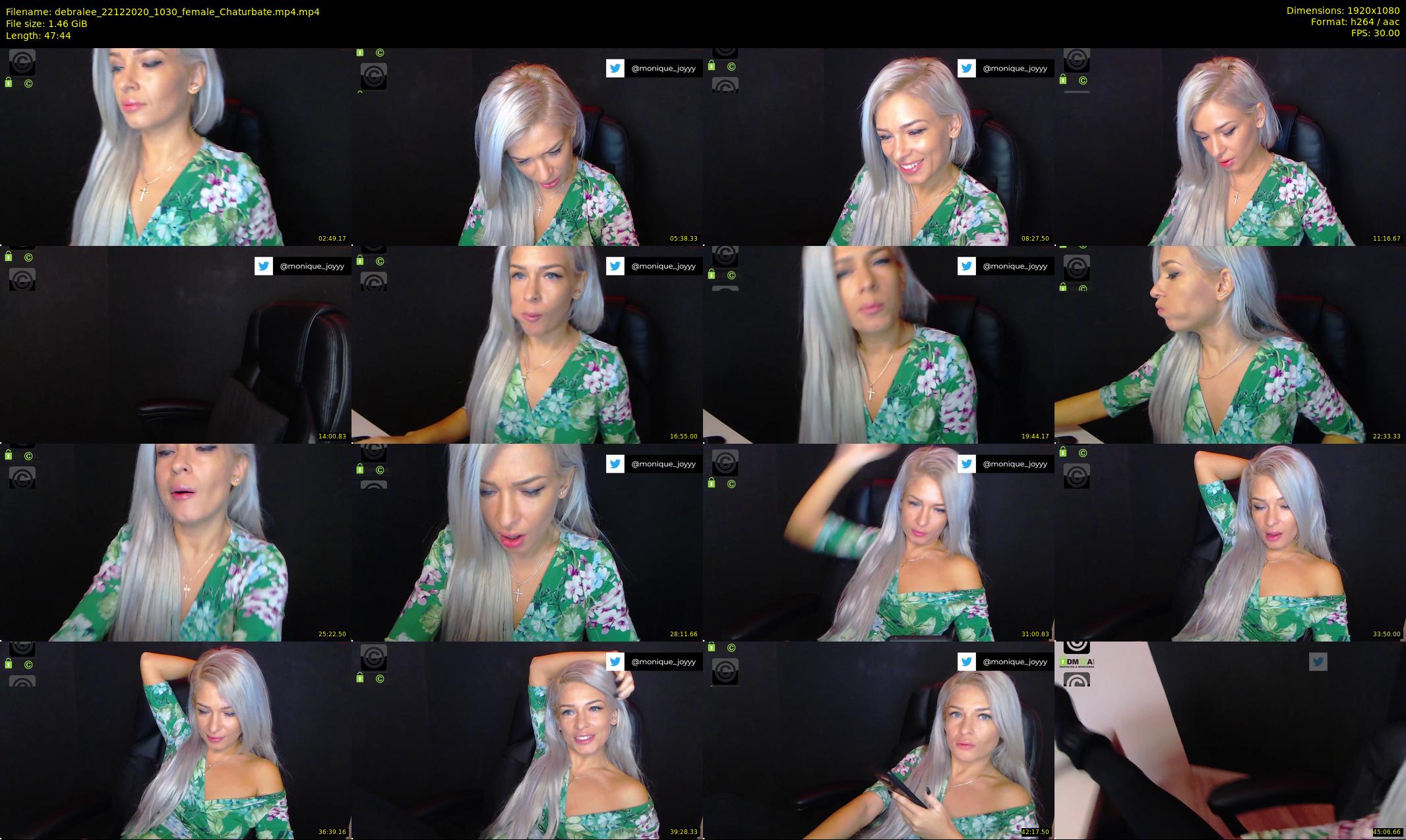 debralee — 48 minute Chaturbate female cam show recording, 1080p, Dec 22, 2020