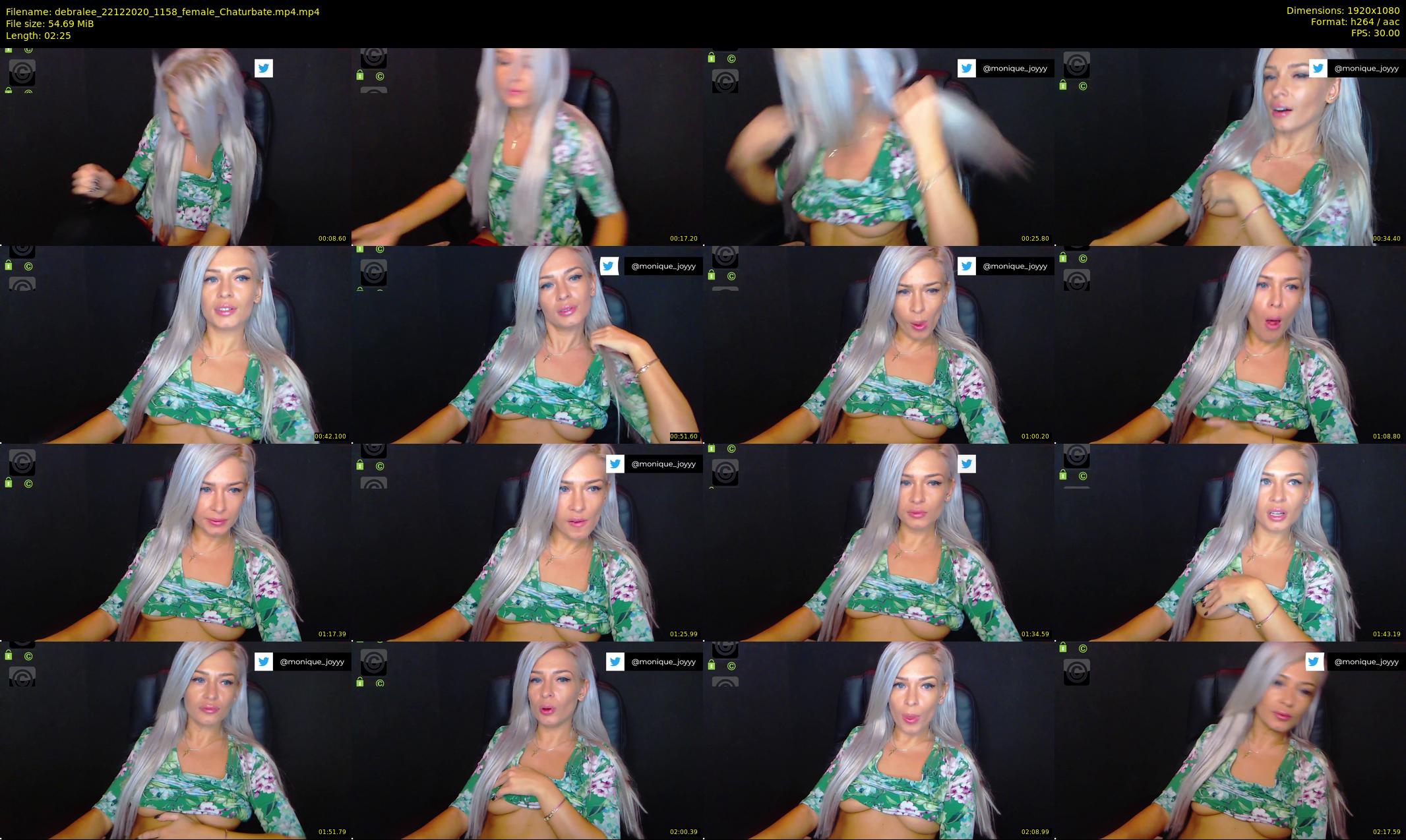 debralee — 3 minute Chaturbate female cam show recording, 1080p, Dec 22, 2020