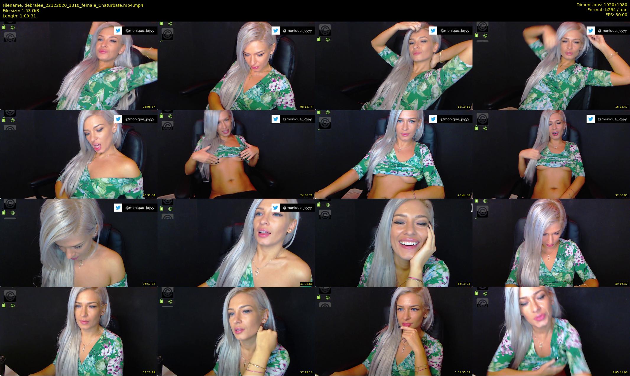 debralee — 70 minute Chaturbate female cam show recording, 1080p, Dec 22, 2020