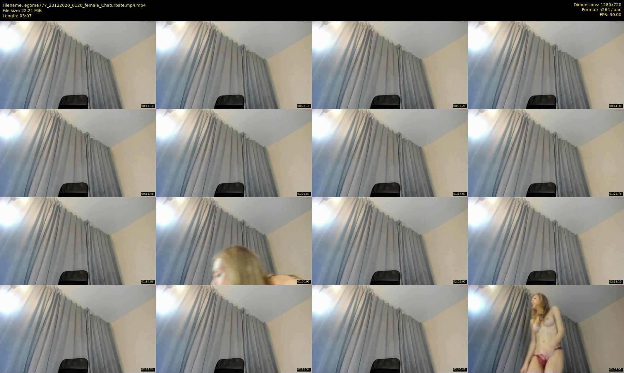 egome777 — 4 minute Chaturbate female cam show recording, 720p, Dec 23, 2020