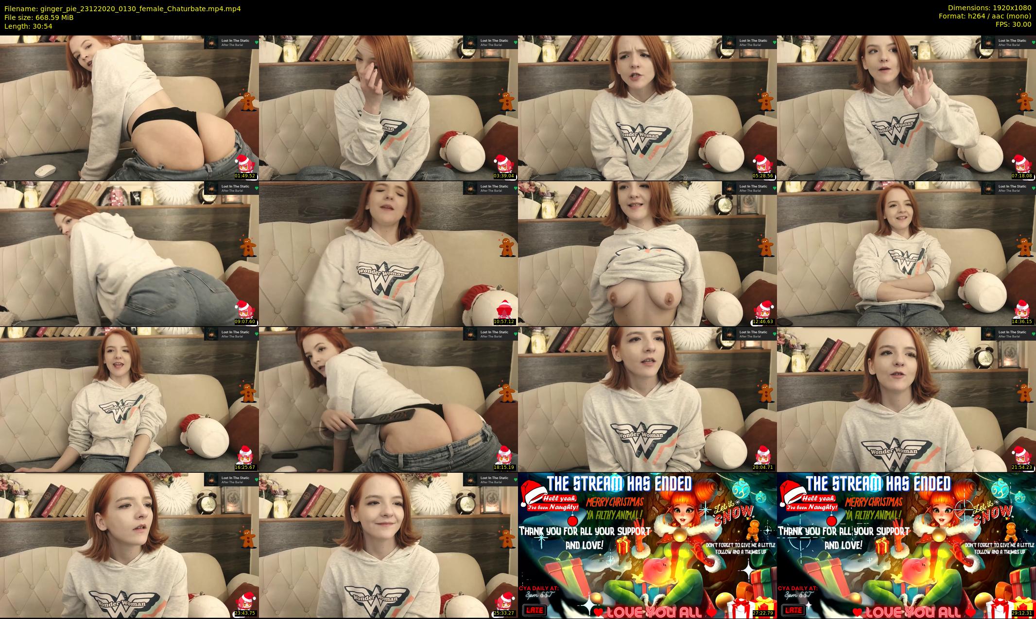 ginger_pie — 31 minute Chaturbate female cam show recording, 1080p, Dec 23, 2020