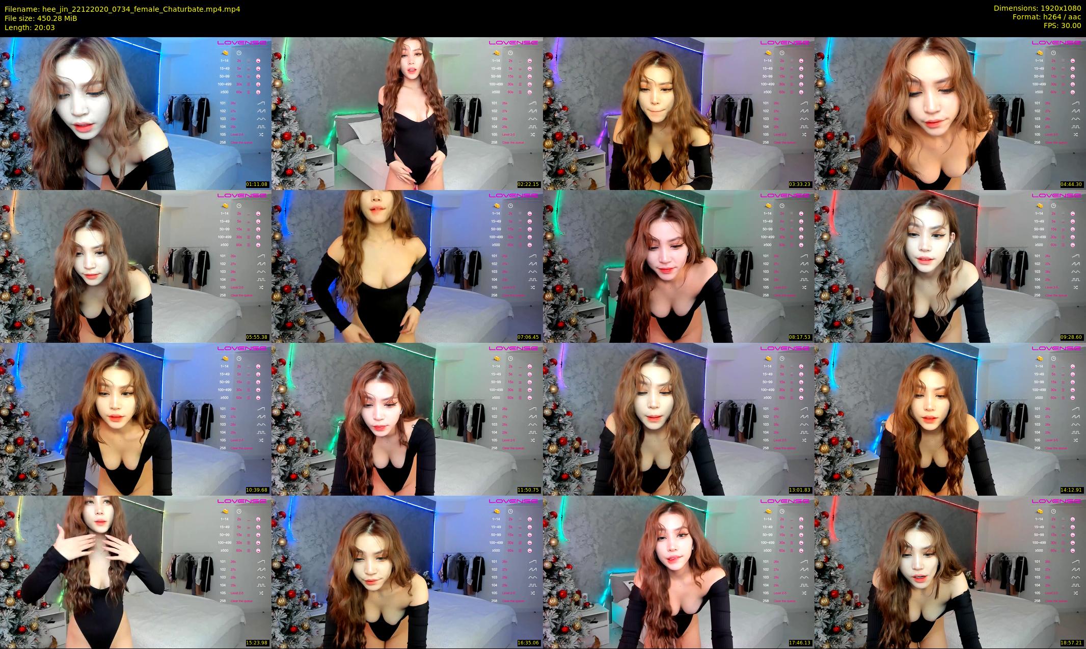hee_jin — 21 minute Chaturbate female cam show recording, 1080p, Dec 22, 2020