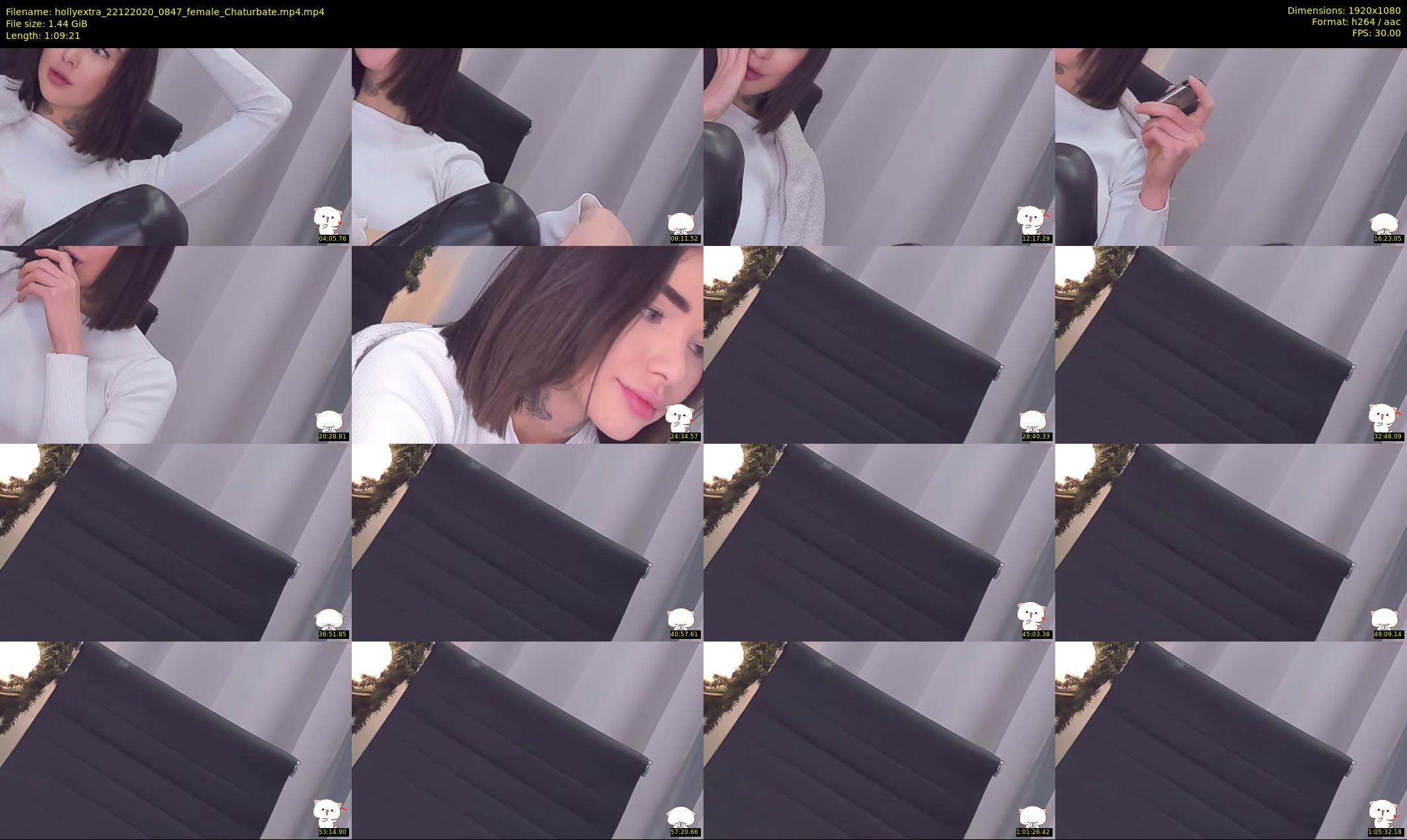 hollyextra — 70 minute Chaturbate female cam show recording, 1080p, Dec 22, 2020