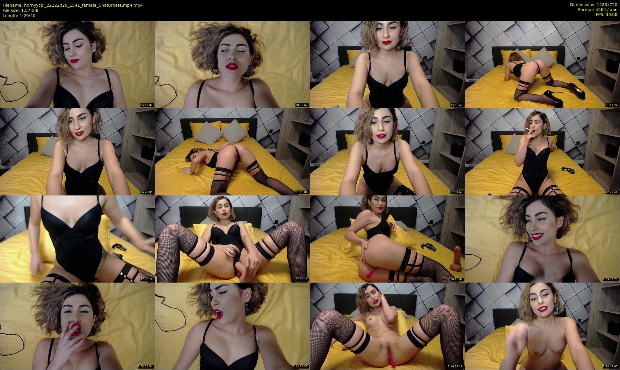 hornyycpl — 90 minute Chaturbate couple cam show recording, 720p, Dec 22, 2020