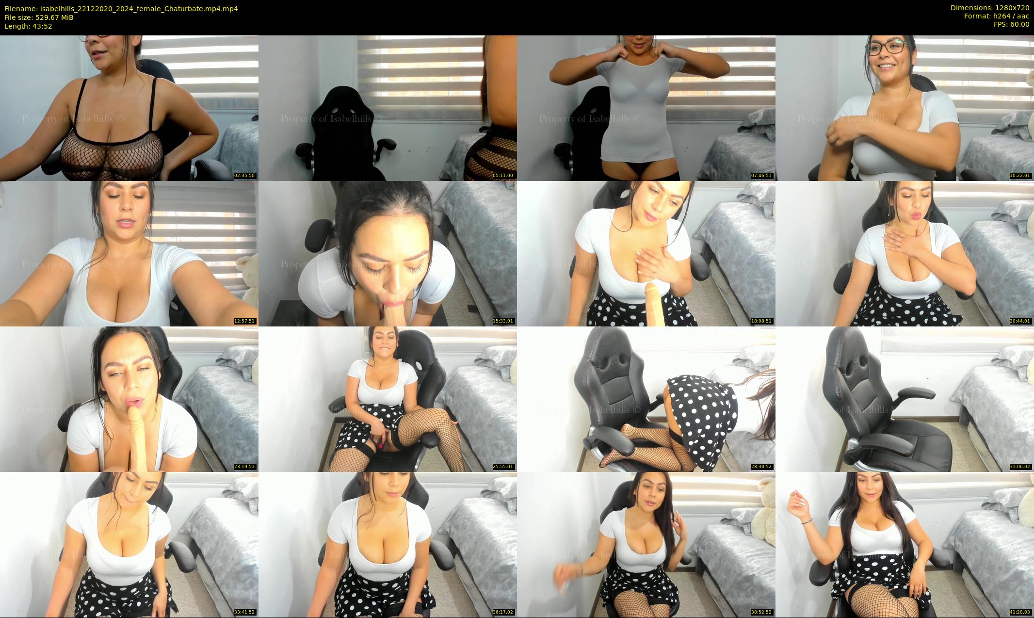 isabelhills — 44 minute Chaturbate female cam show recording, 720p, Dec 22, 2020