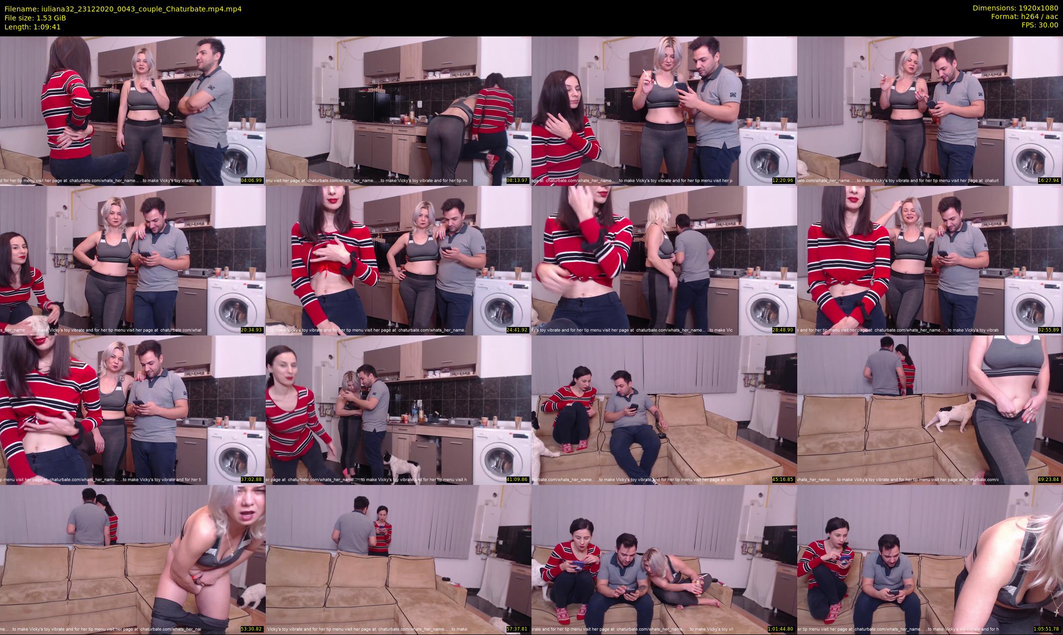 iuliana32 — 70 minute Chaturbate couple cam show recording, 1080p, Dec 23, 2020