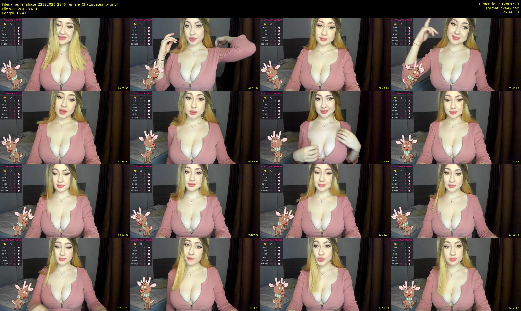 jenahaze — 16 minute Chaturbate female cam show recording, 720p, Dec 22, 2020