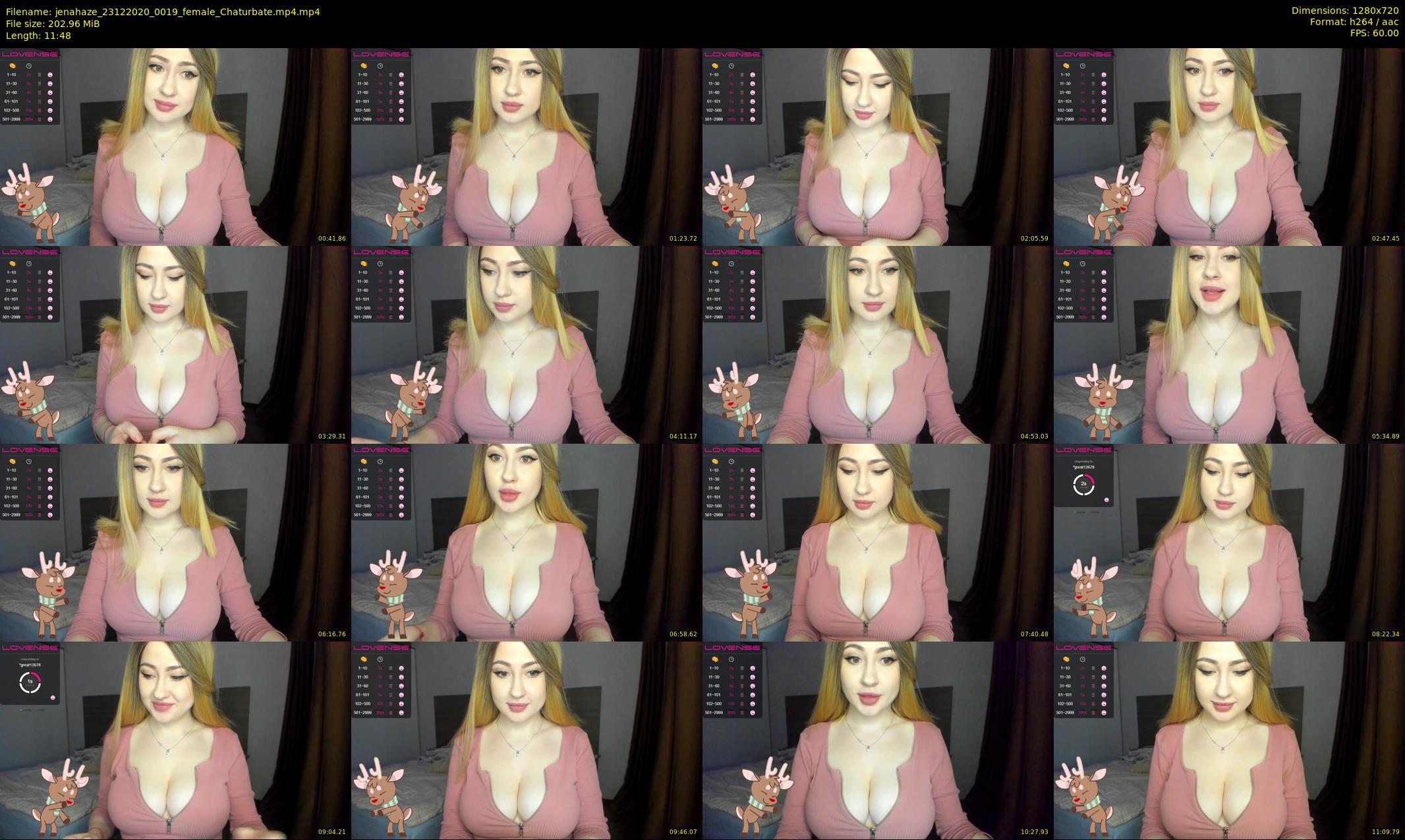 jenahaze — 12 minute Chaturbate female cam show recording, 720p, Dec 23, 2020