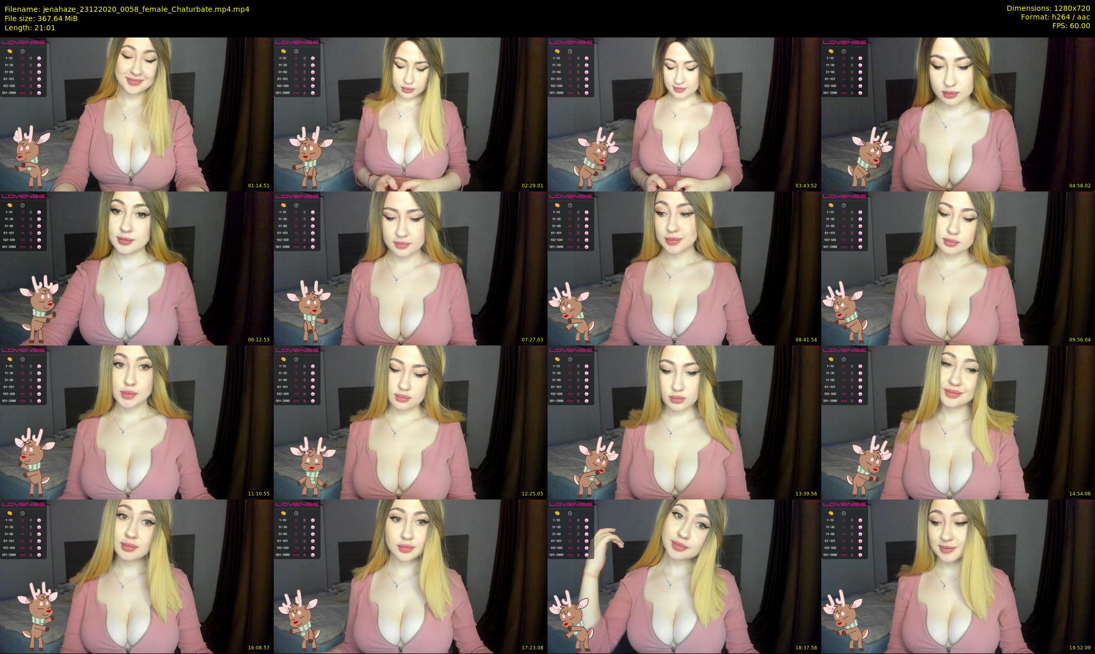 jenahaze — 22 minute Chaturbate female cam show recording, 720p, Dec 23, 2020