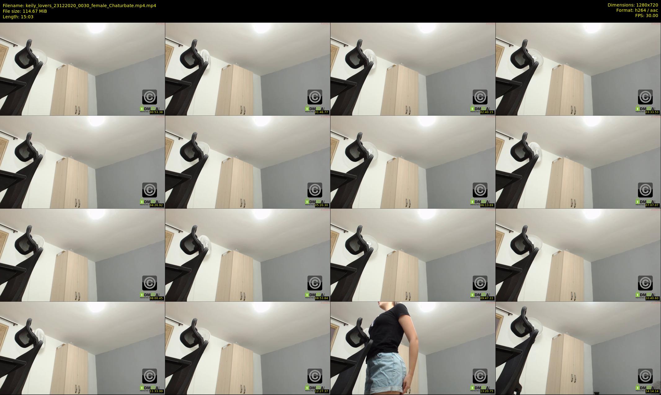 keily_lovers — 16 minute Chaturbate female cam show recording, 720p, Dec 23, 2020