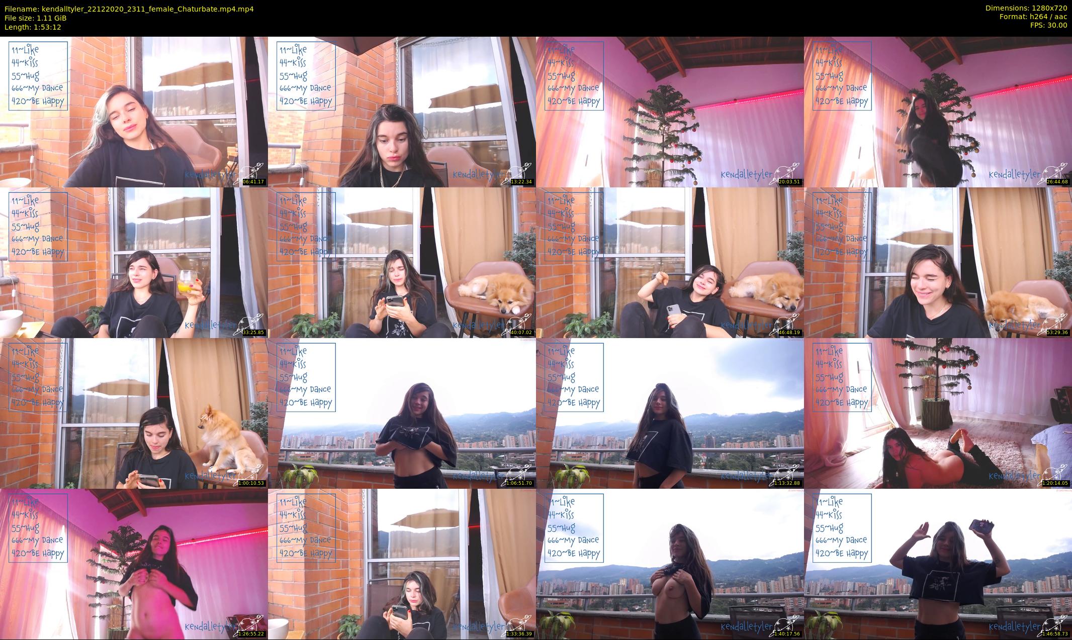 kendalltyler — 114 minute Chaturbate female cam show recording, 720p, Dec 22, 2020