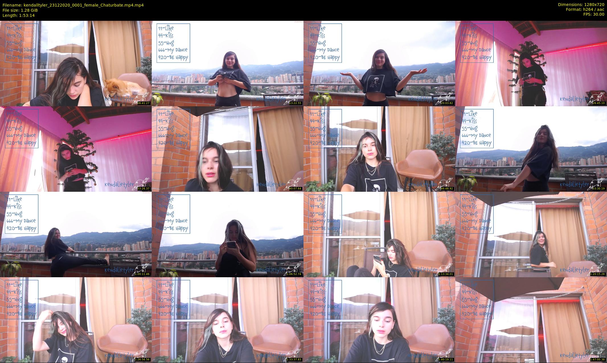 kendalltyler — 114 minute Chaturbate female cam show recording, 720p, Dec 23, 2020