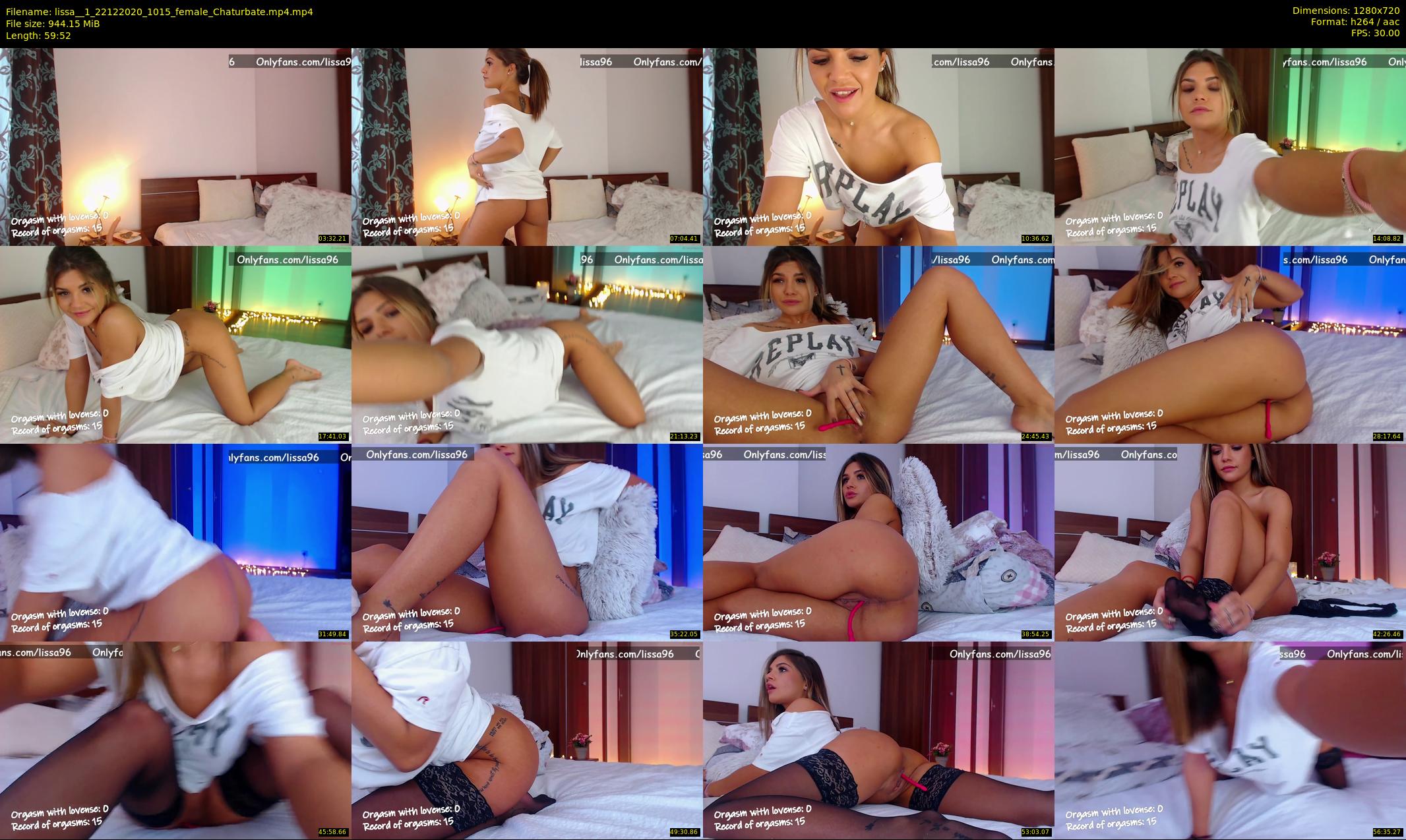 lissa__1 — 60 minute Chaturbate female cam show recording, 720p, Dec 22, 2020