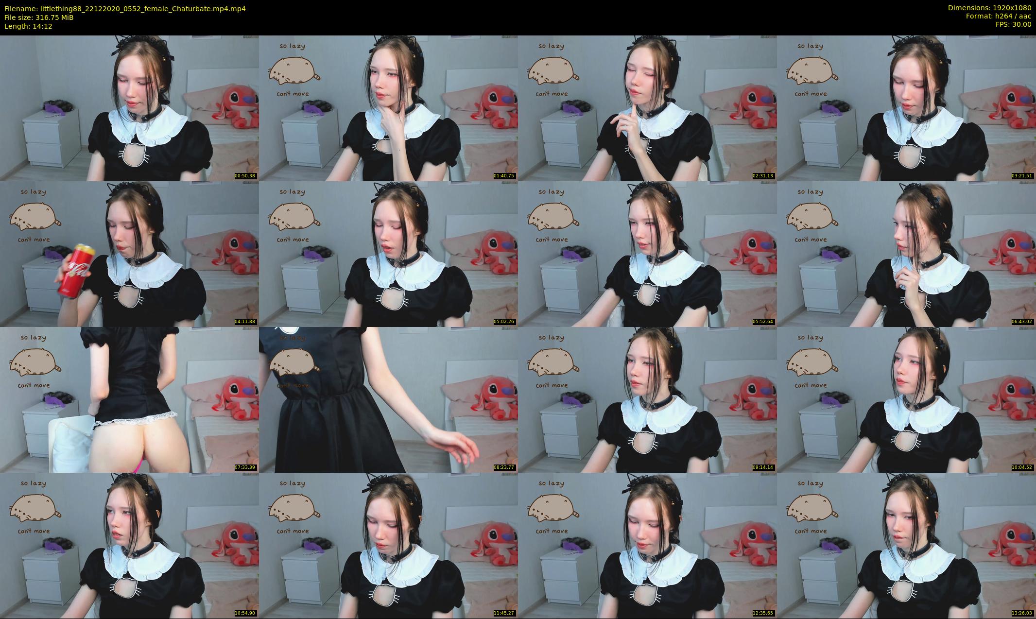 littlething88 — 15 minute Chaturbate female cam show recording, 1080p, Dec 22, 2020