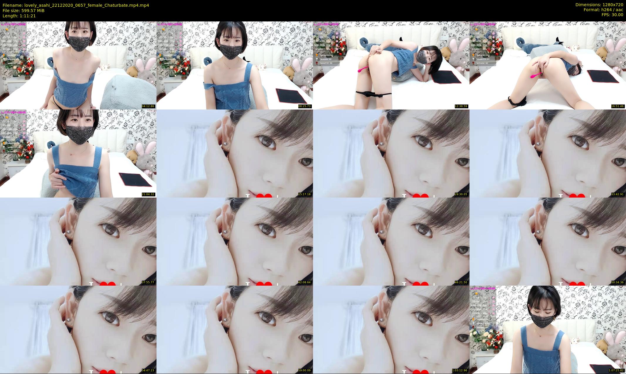 lovely_asahi — 72 minute Chaturbate female cam show recording, 720p, Dec 22, 2020