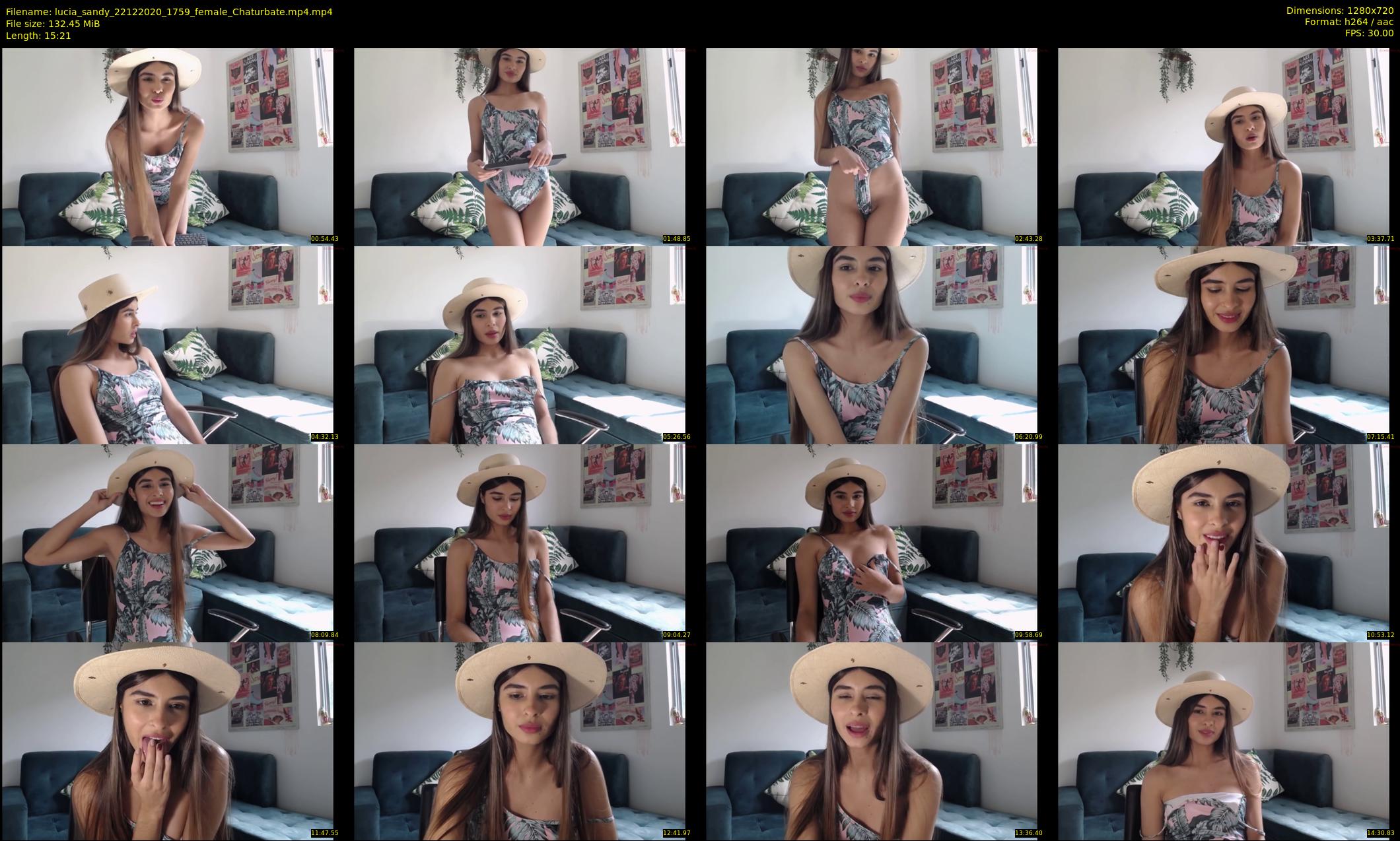 lucia_sandy — 16 minute Chaturbate female cam show recording, 720p, Dec 22, 2020