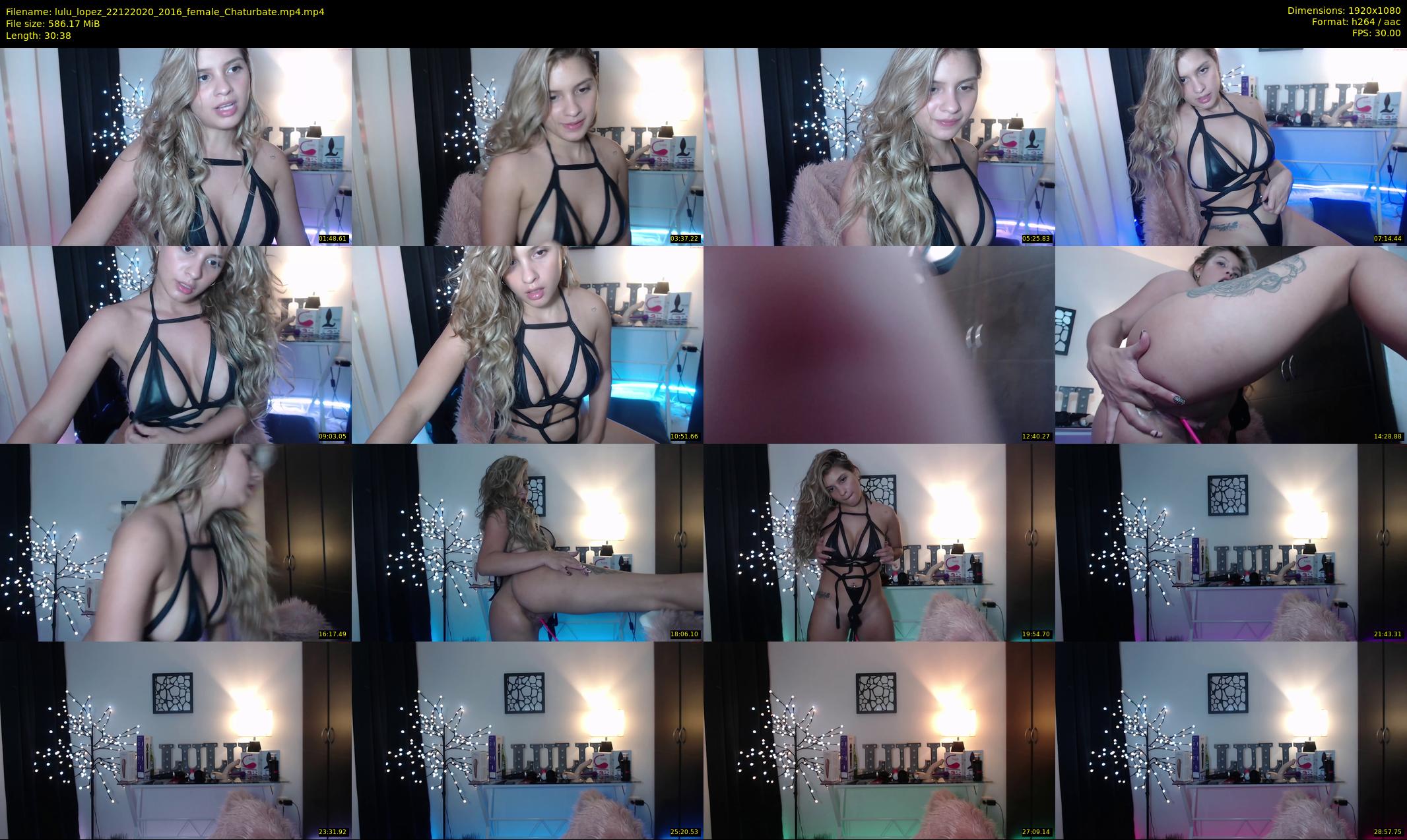 lulu_lopez — 31 minute Chaturbate female cam show recording, 1080p, Dec 22, 2020