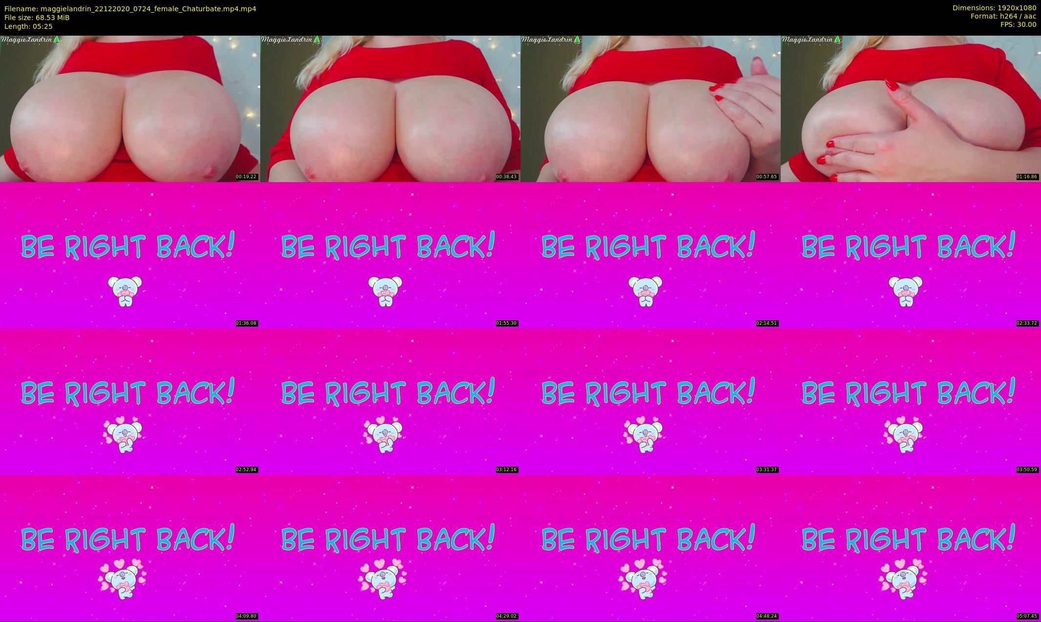 maggielandrin — 6 minute Chaturbate female cam show recording, 1080p, Dec 22, 2020