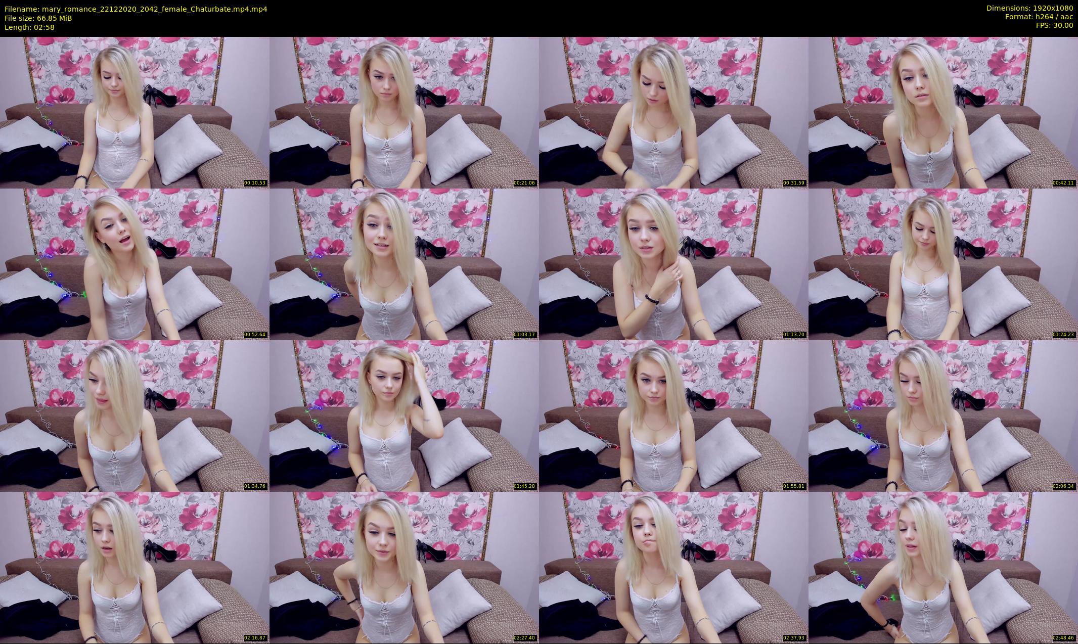 mary_romance — 3 minute Chaturbate female cam show recording, 1080p, Dec 22, 2020