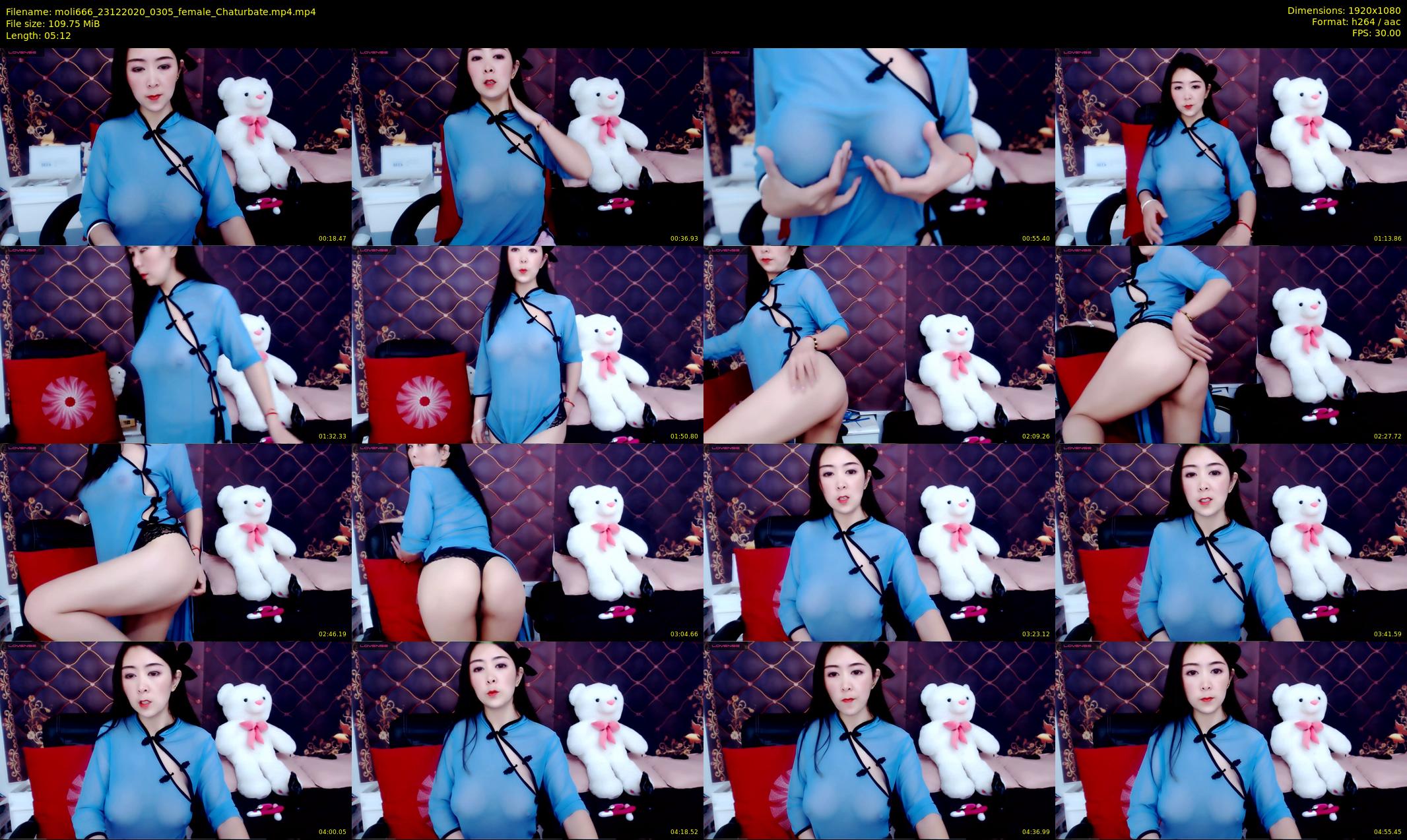 moli666 — 6 minute Chaturbate female cam show recording, 1080p, Dec 23, 2020