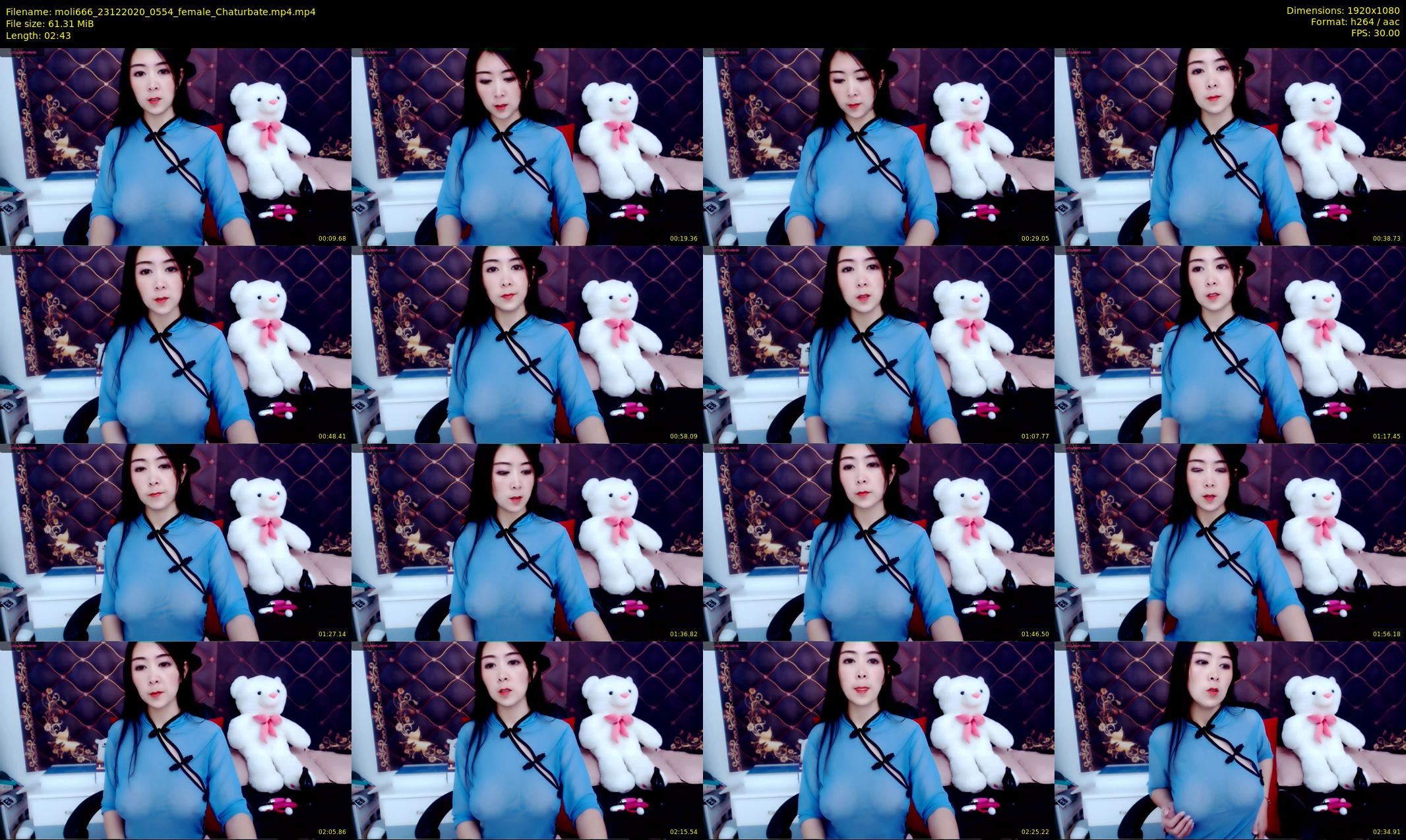 moli666 — 3 minute Chaturbate female cam show recording, 1080p, Dec 23, 2020