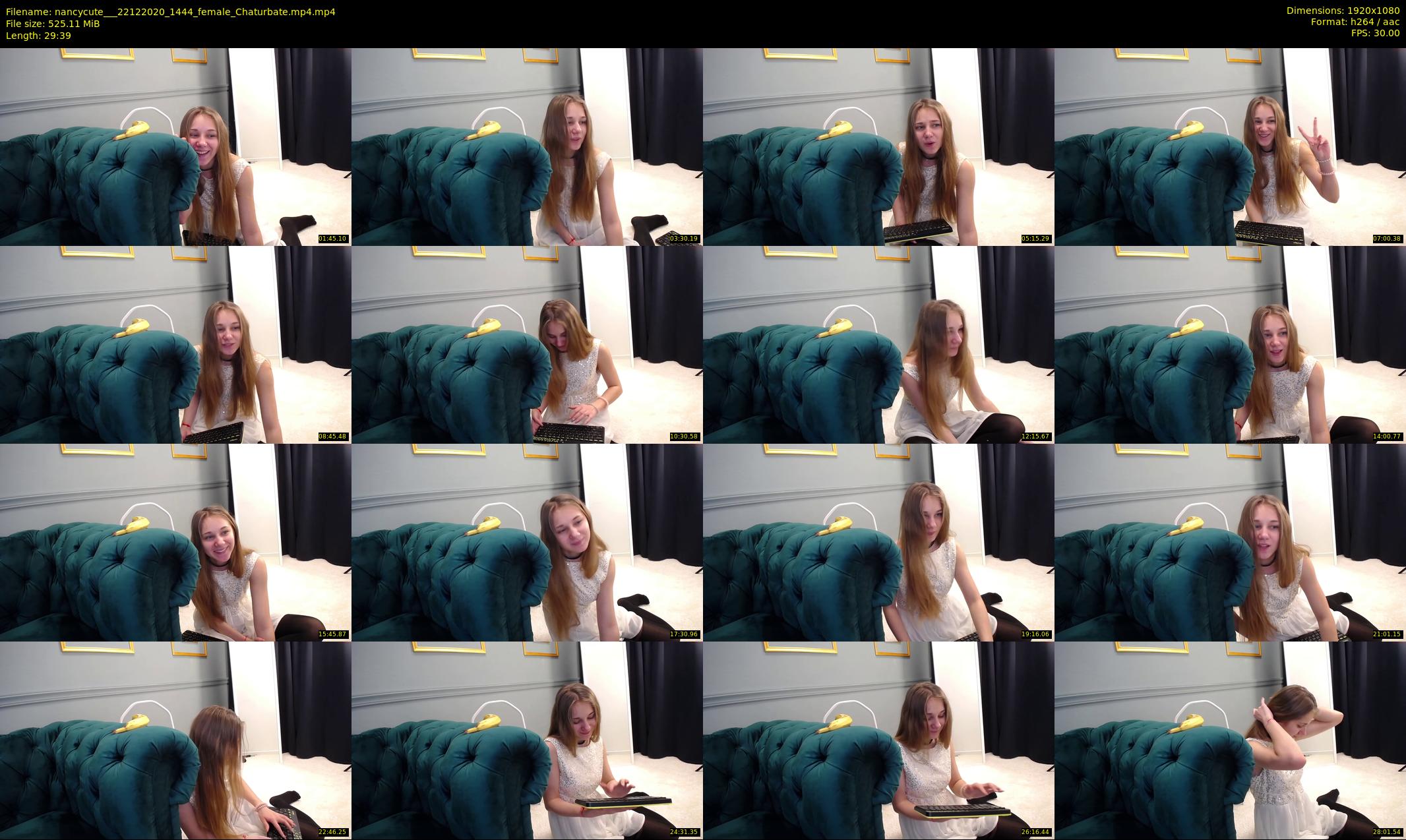 nancycute__ — 30 minute Chaturbate female cam show recording, 1080p, Dec 22, 2020