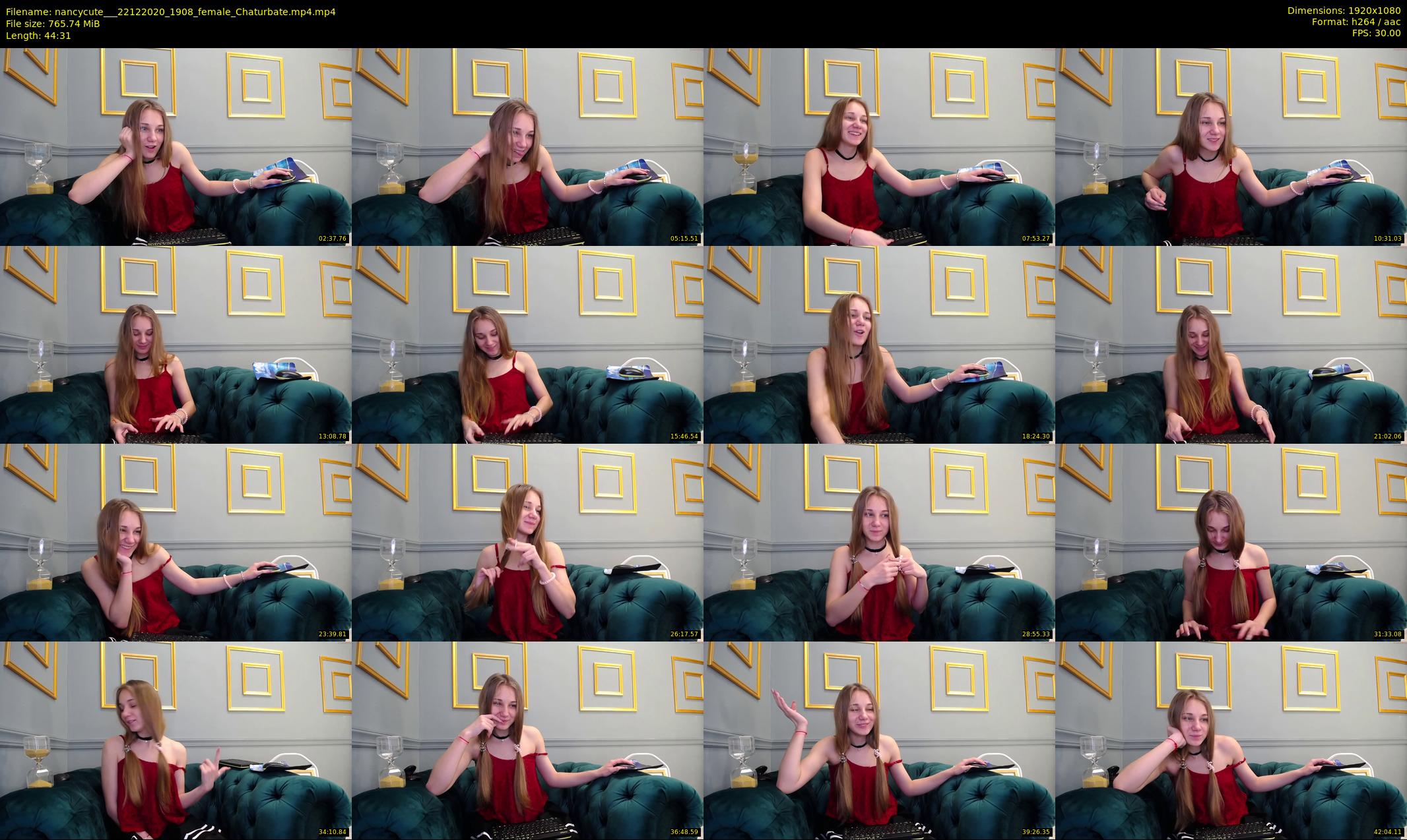 nancycute__ — 45 minute Chaturbate female cam show recording, 1080p, Dec 22, 2020