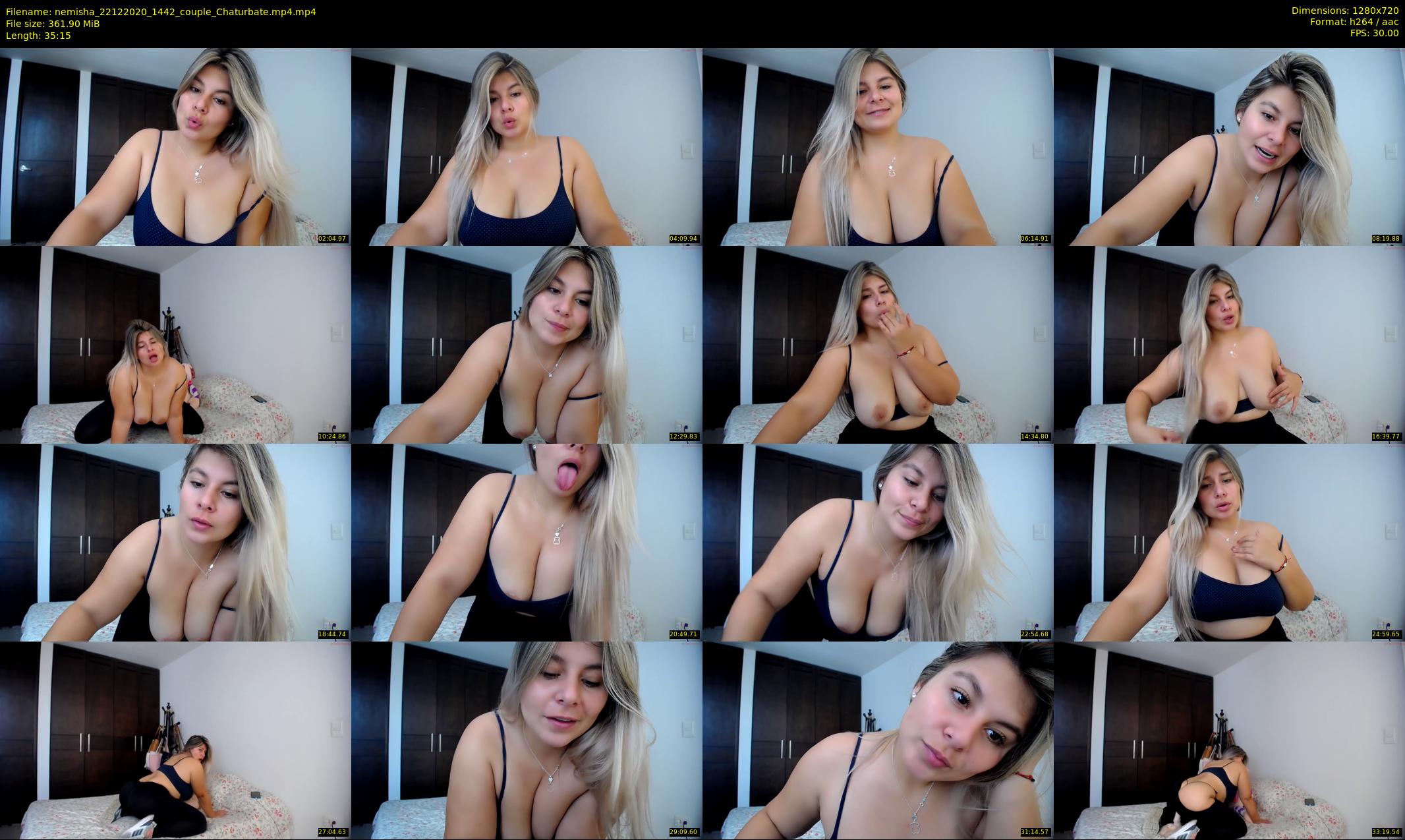 nemisha — 36 minute Chaturbate female cam show recording, 720p, Dec 22, 2020