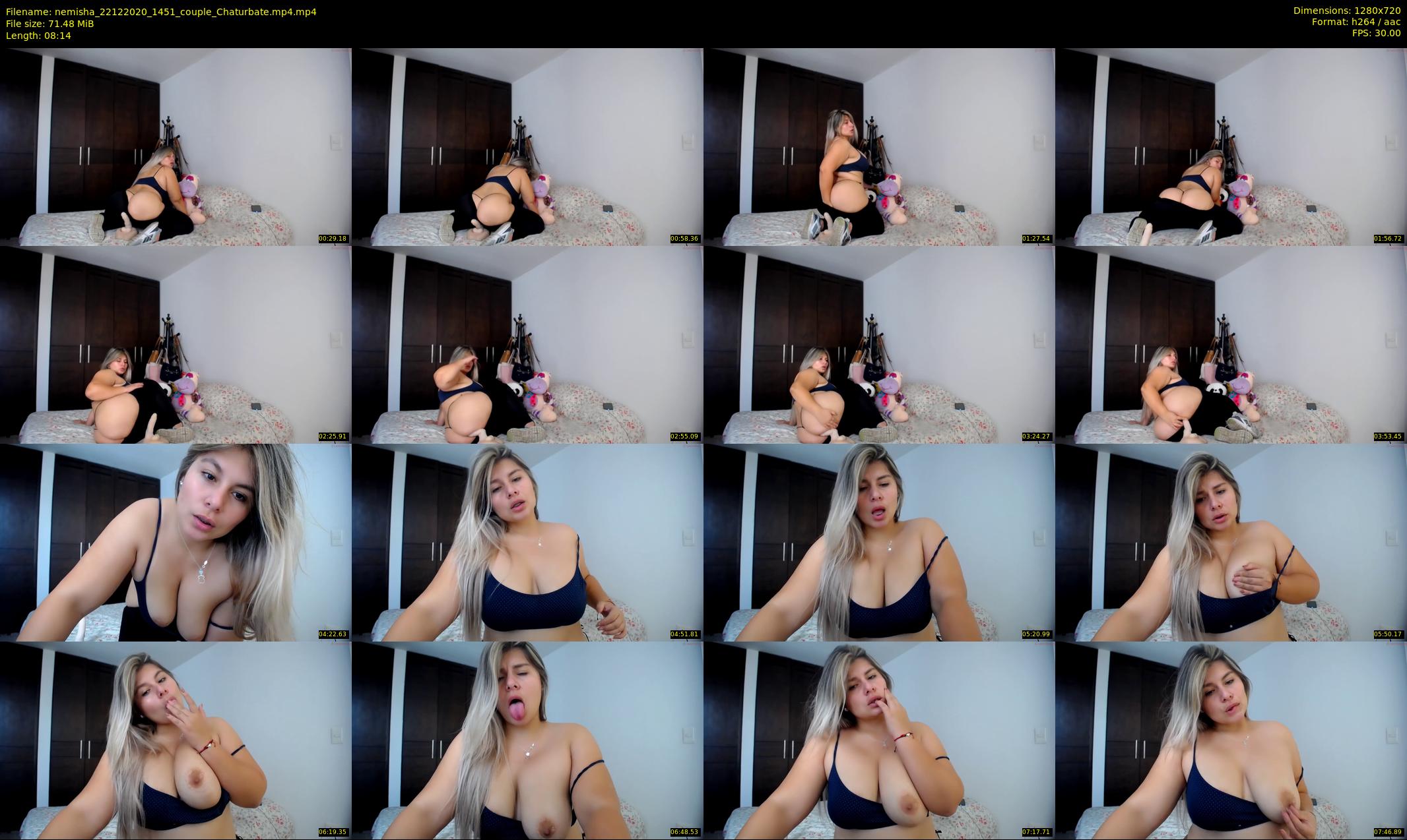 nemisha — 9 minute Chaturbate female cam show recording, 720p, Dec 22, 2020