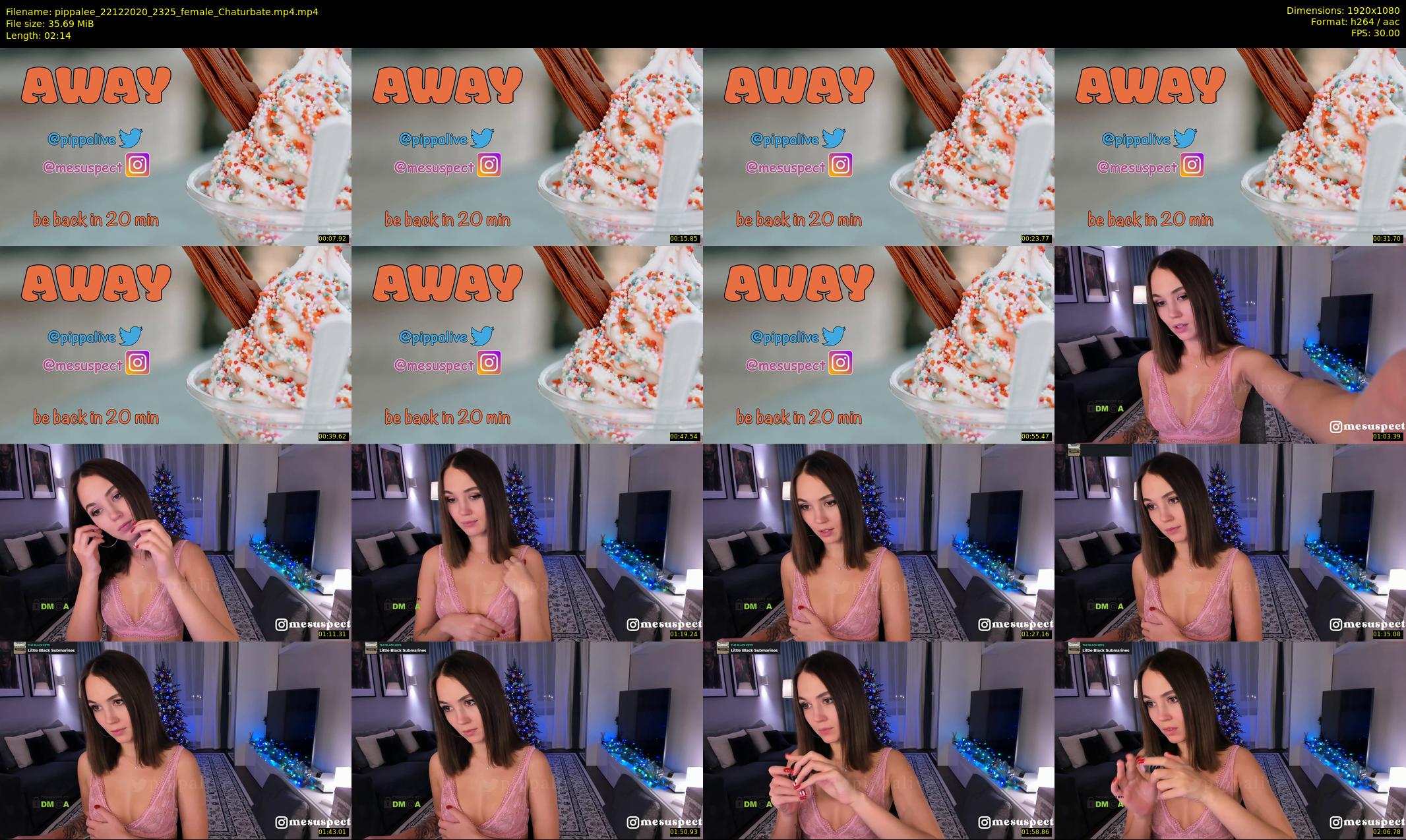 pippalee — 3 minute Chaturbate female cam show recording, 1080p, Dec 22, 2020