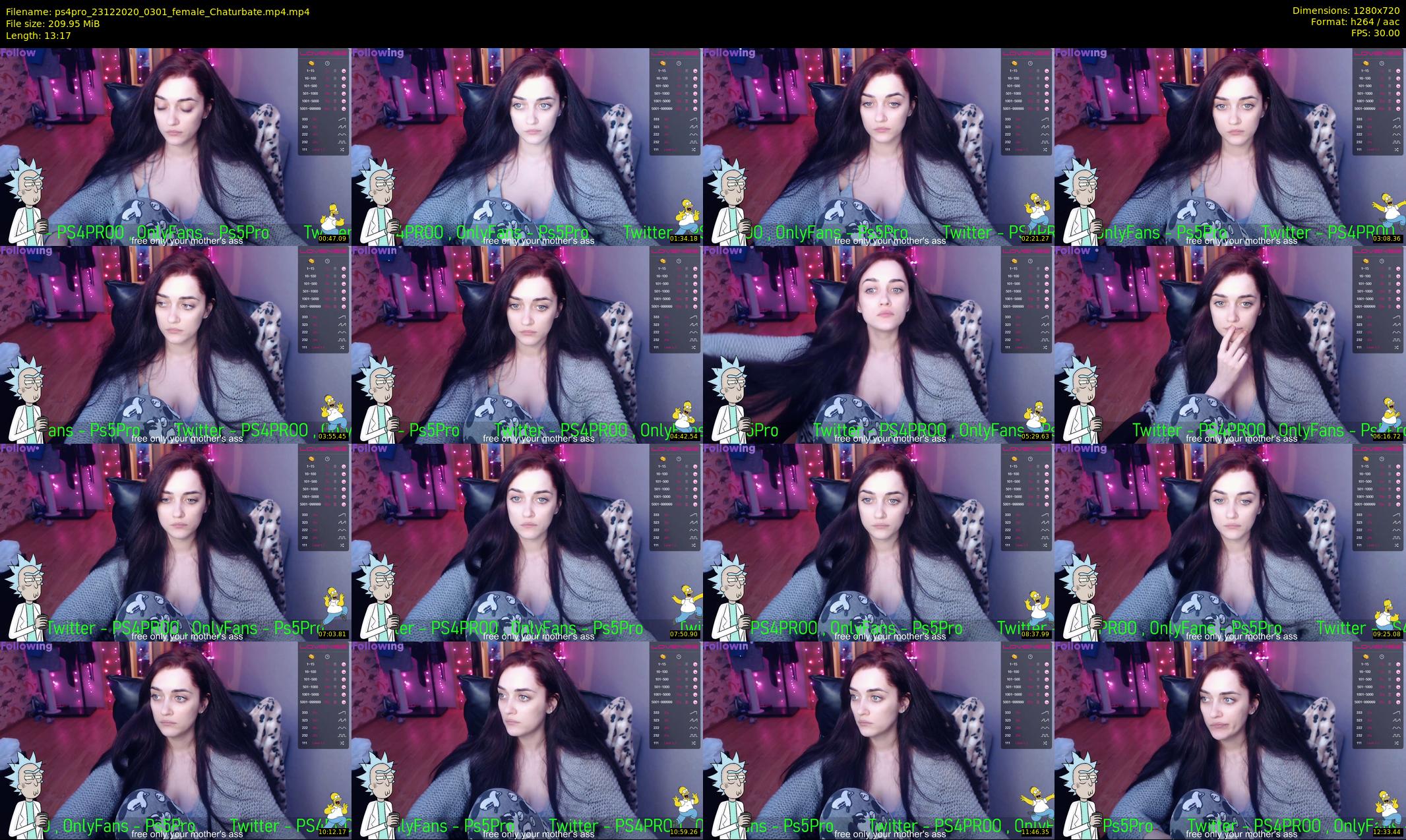ps4pro — 14 minute Chaturbate female cam show recording, 720p, Dec 23, 2020