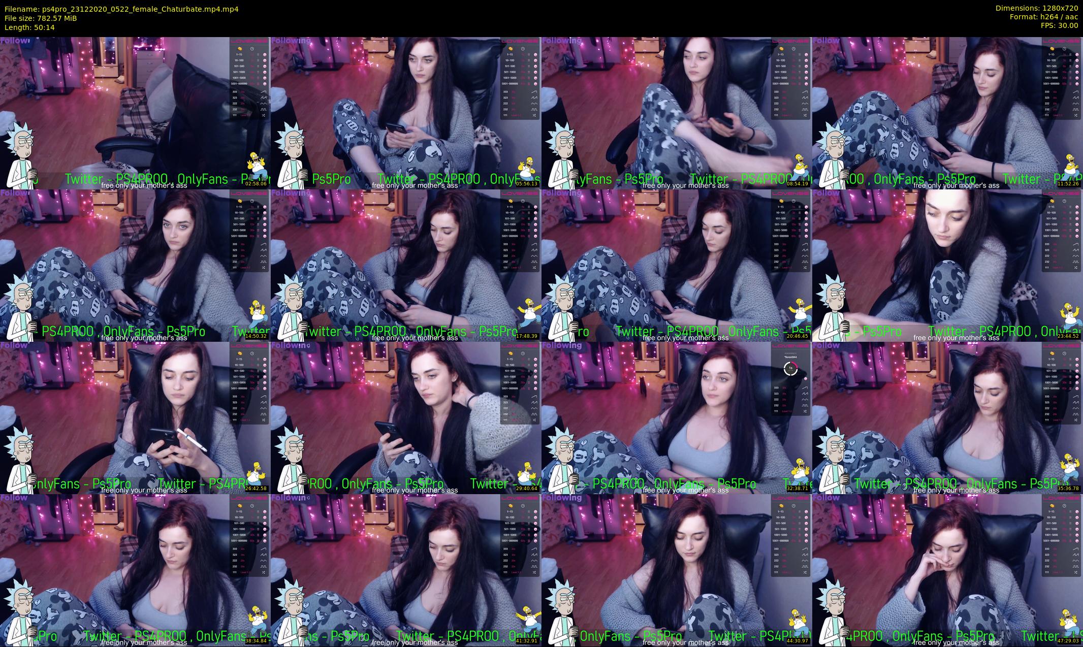 ps4pro — 51 minute Chaturbate female cam show recording, 720p, Dec 23, 2020