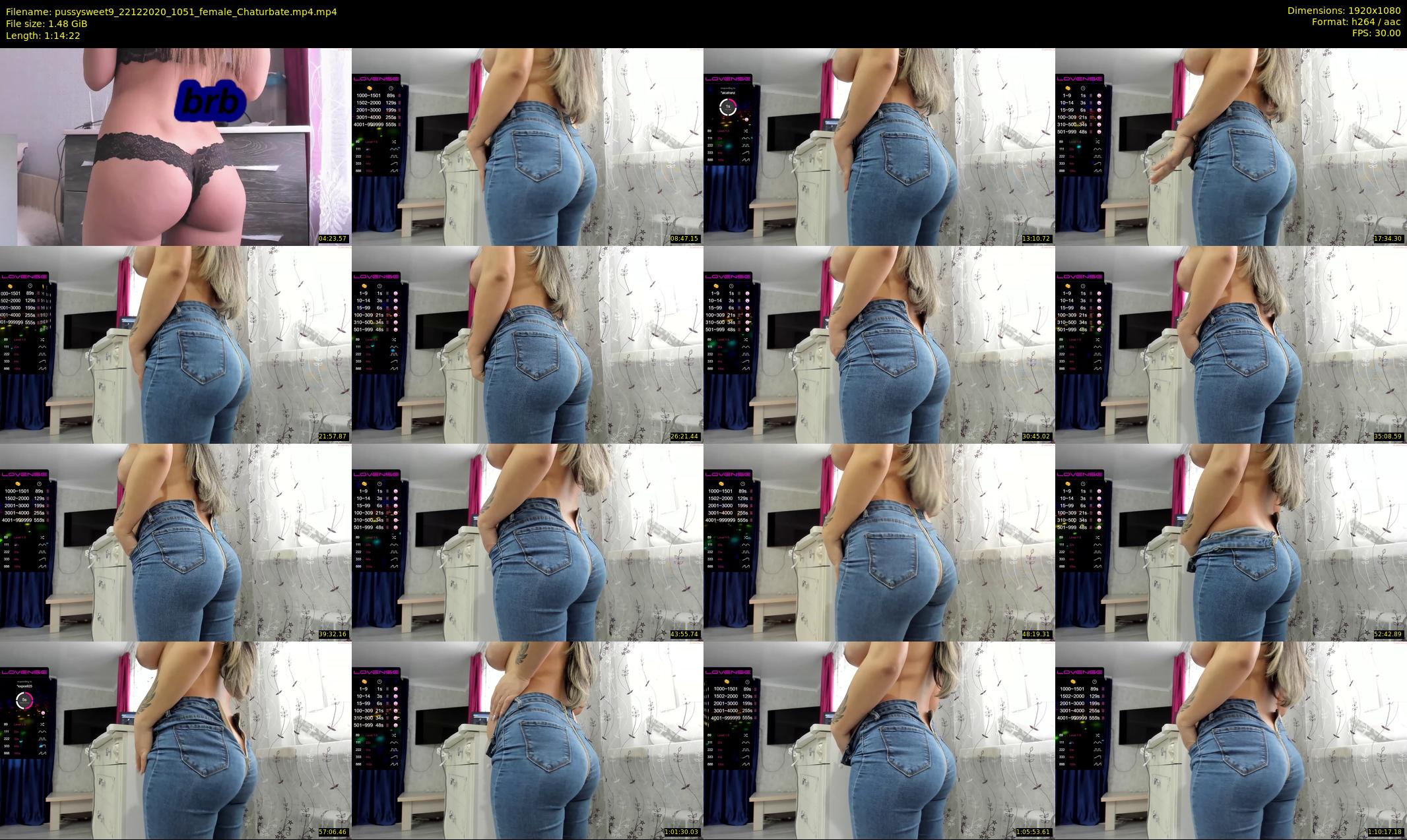 pussysweet9 — 75 minute Chaturbate female cam show recording, 1080p, Dec 22, 2020