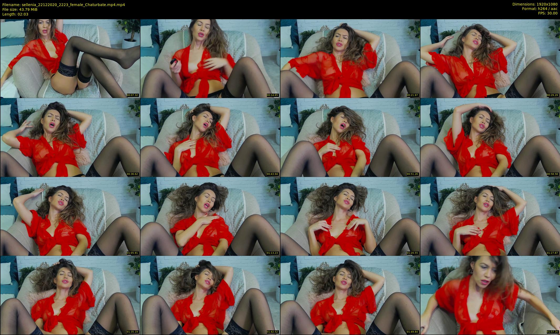 sellenia — 3 minute Chaturbate female cam show recording, 1080p, Dec 22, 2020