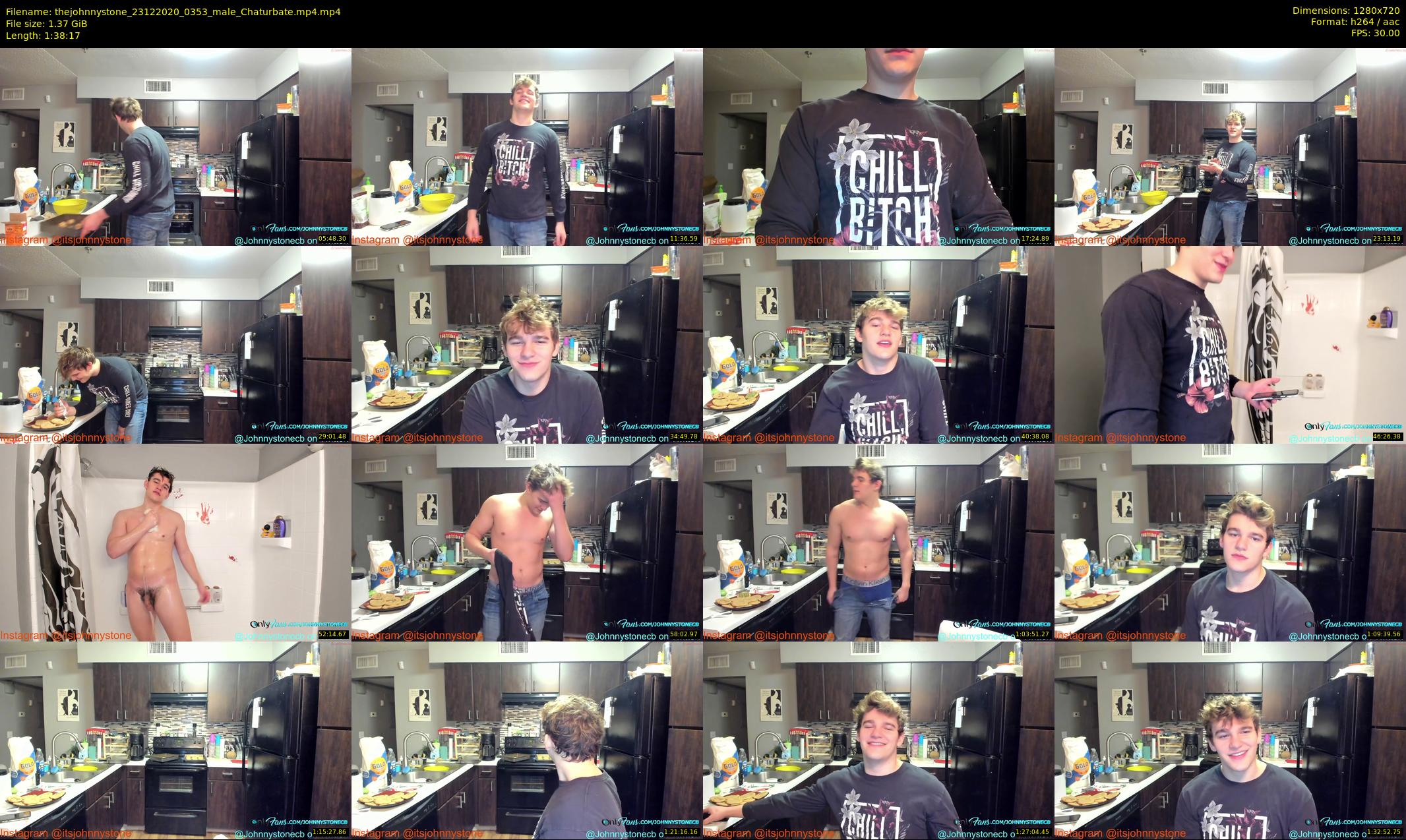 thejohnnystone — 99 minute Chaturbate male cam show recording, 720p, Dec 23, 2020